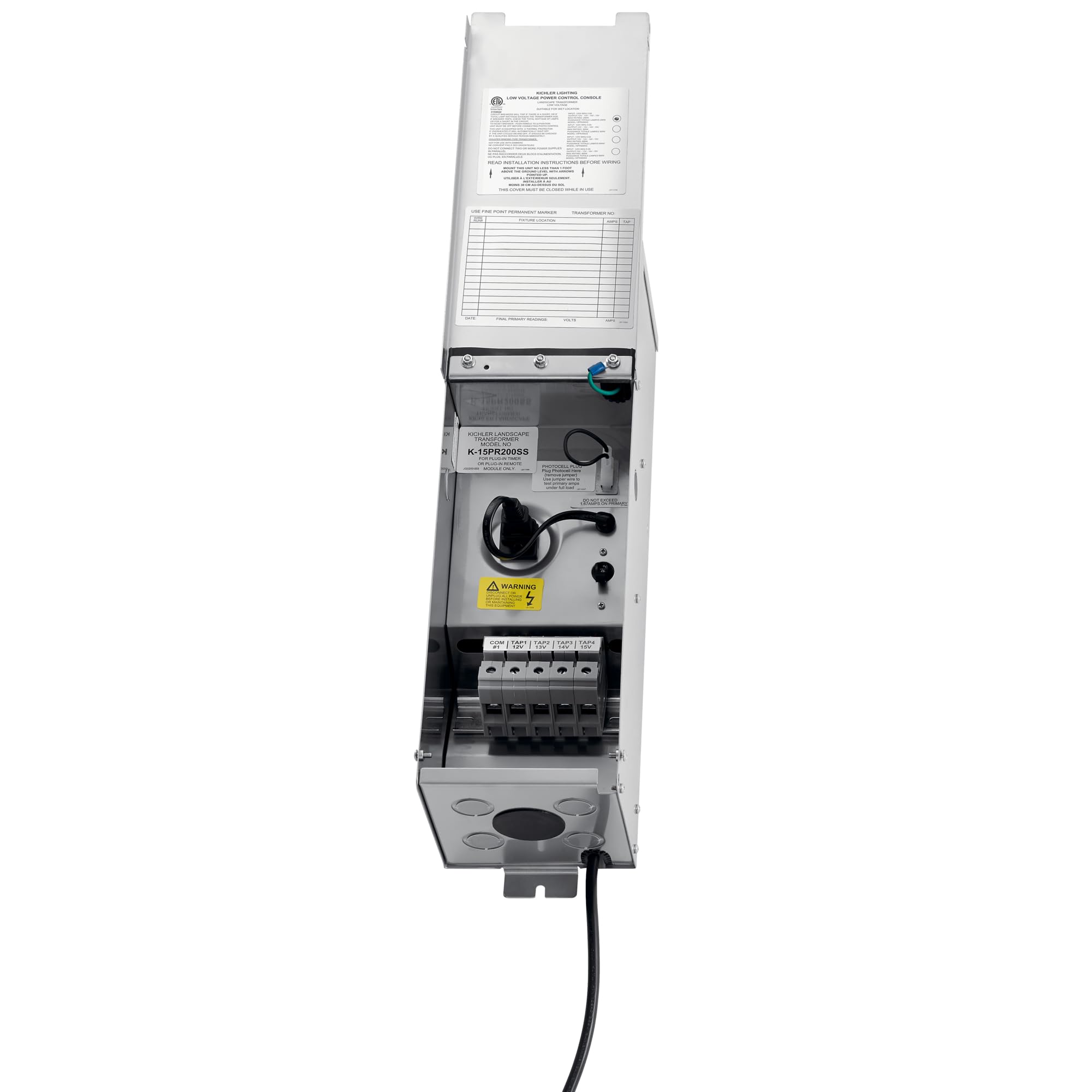 Kichler 15PR200SS Pro Series Transformer 200W, Stainless Steel