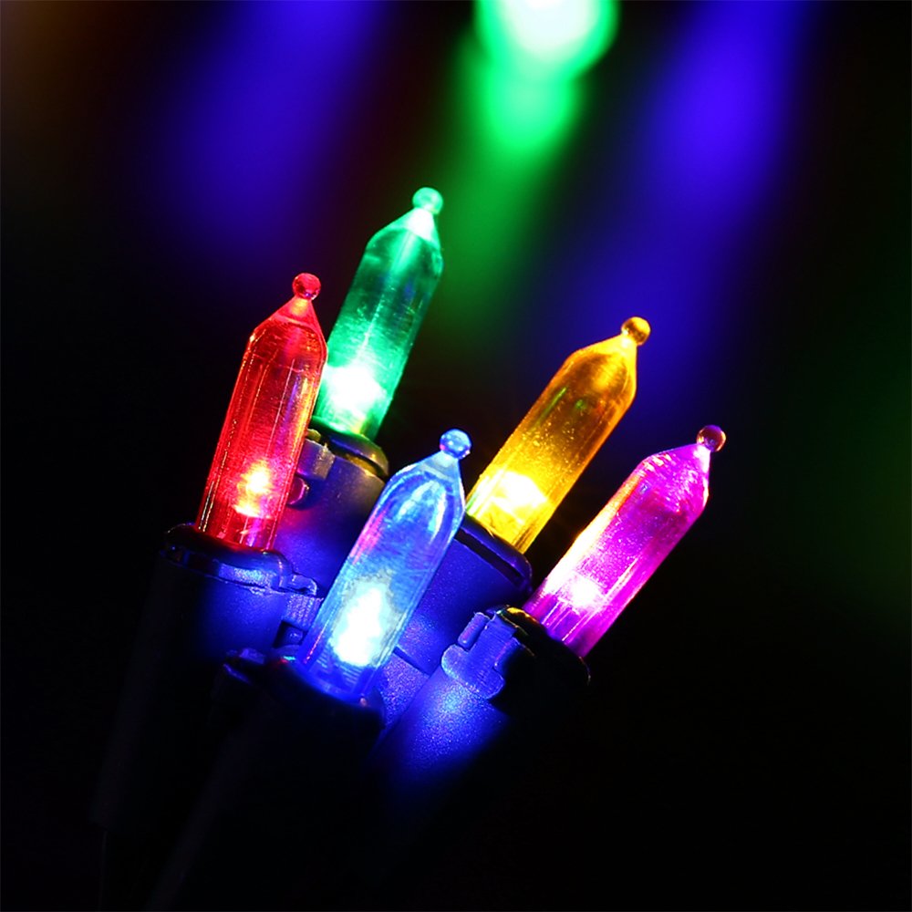 Recesky 2 Pack Christmas String Lights With Built-In Timer - Total 100 Led 36Ft Fairy Battery String Lights - Mini Lighting For