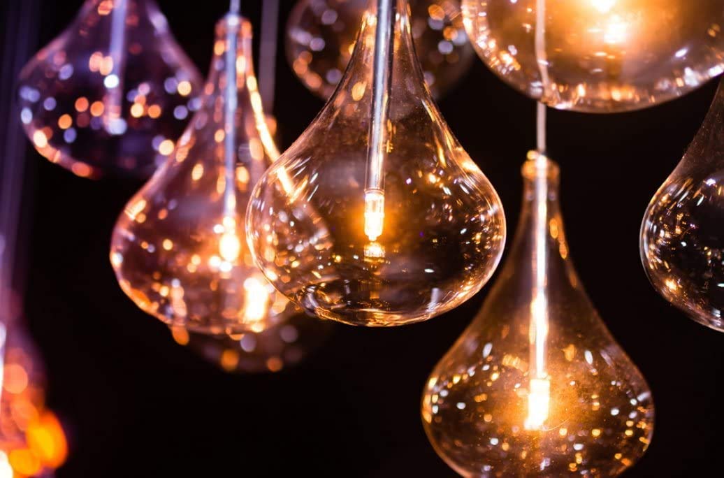 Lacnooe GY6.35 Capsule Bulbs 12V 35W Warm White Glass Halogen 12 Pack Dimmable T3/T4 for Pendant Light and Chandelier