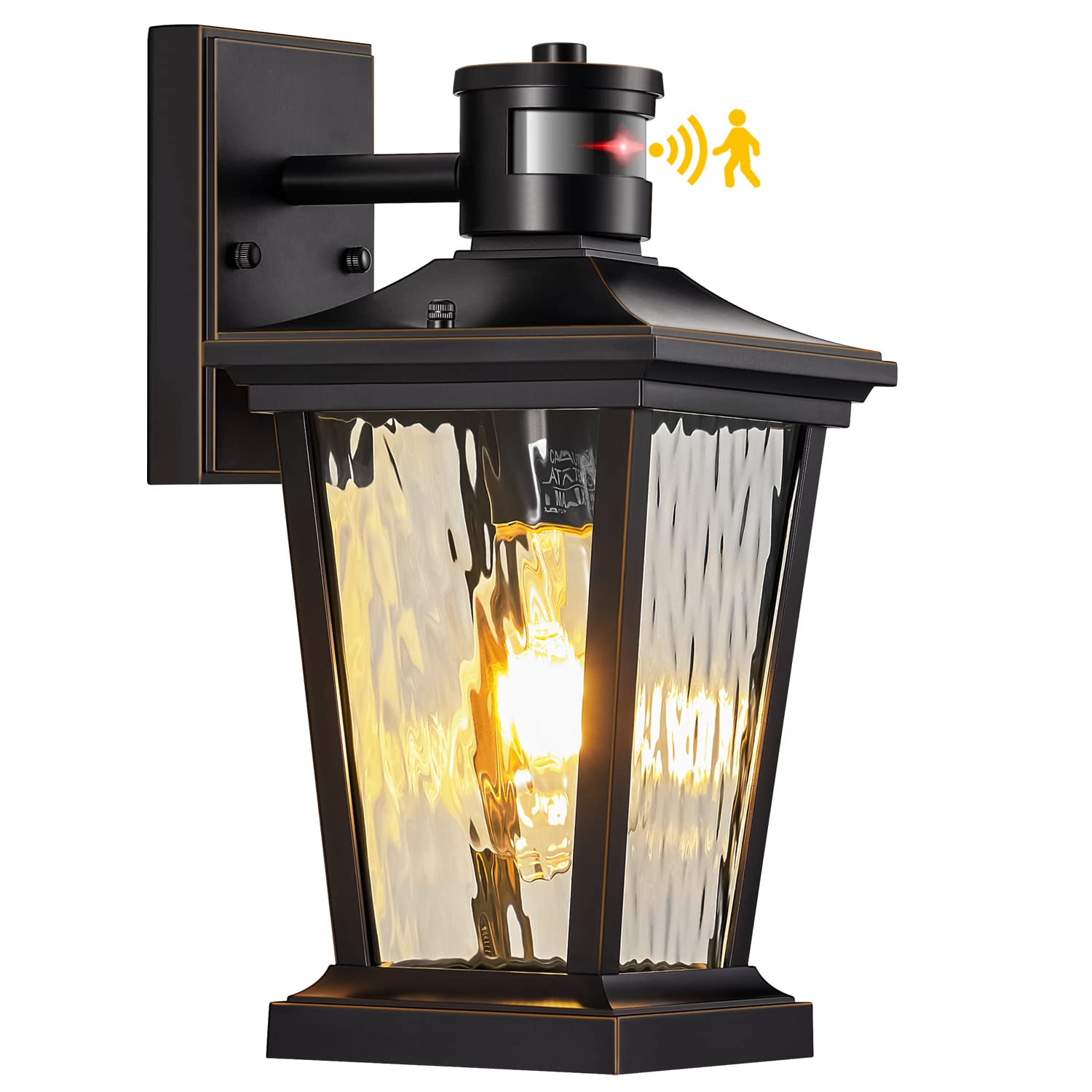 Karuoshirui Dusk To Dawn Outdoor Light,Outdoor House Lights,Front Door Lights, Porch Light,Outdoor House Lights Wall Mount,Exterior Light Fixture,Exterior Wall Lantern,Porch & Patio Lights,Coach Light