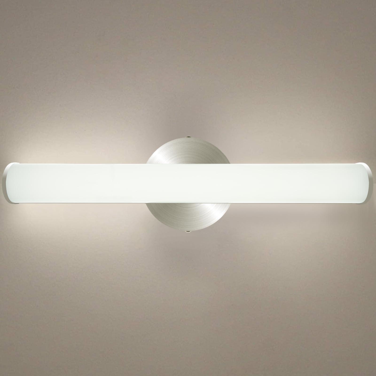 OOWOLF LED Vanity Light 12W Acrylic Bathroom Lamp 1200LM 17.3in 4000K Natural White