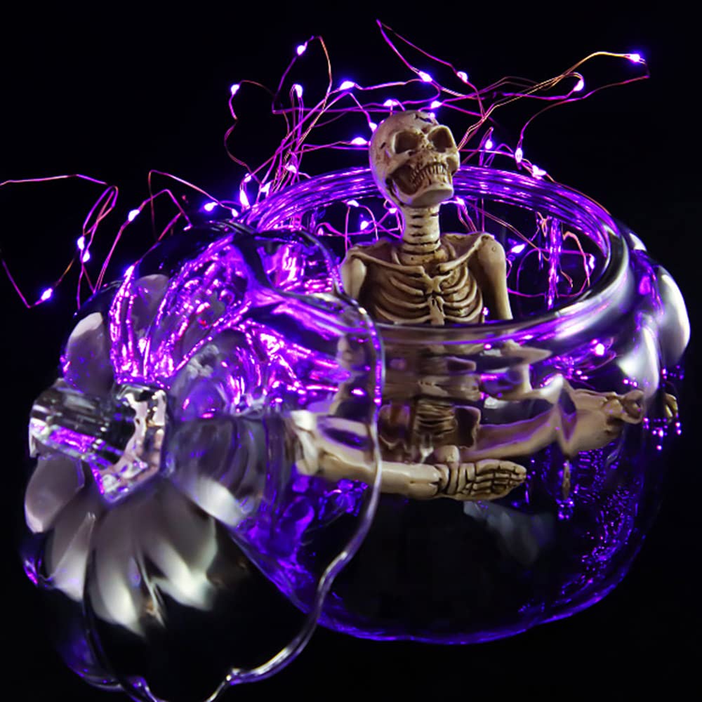 SOCO 16 Pack LED Fairy Lights - 10FT 30LED Copper Wire, IP65 Waterproof, Purple, Battery Operated for Indoor/Outdoor Decor