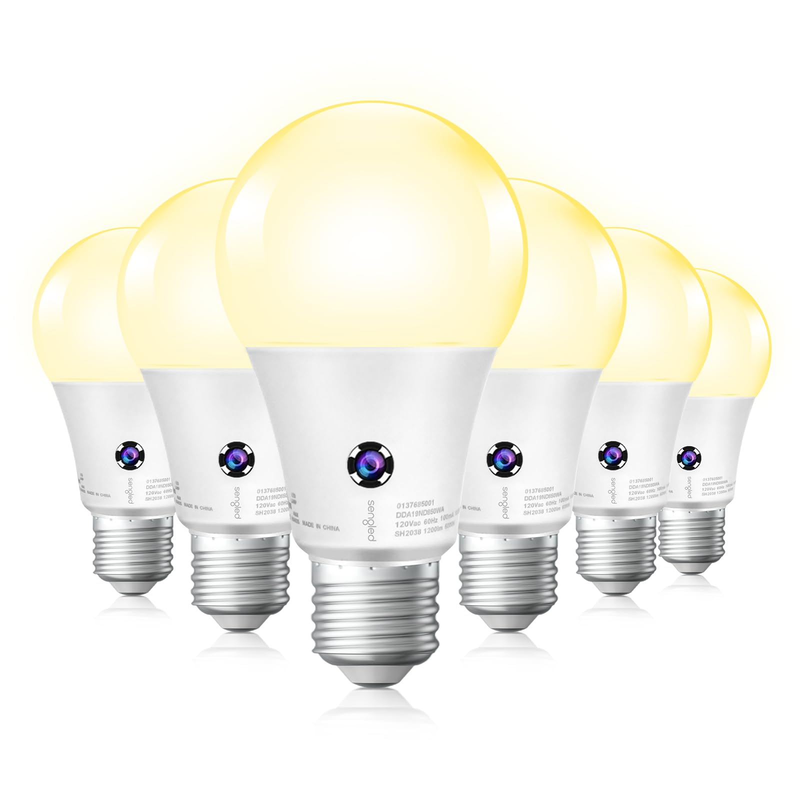 Sengled Dusk To Dawn Light Bulbs, Automatic Photocell Led Bulb For Outdoor Lighting, 3000K Soft White, A19 Led, 1200Lm, Sensor L