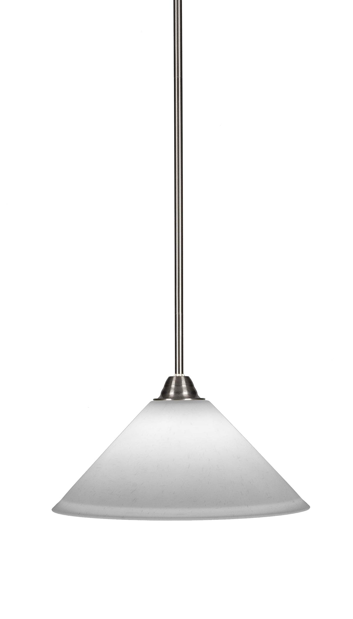 Toltec Lighting Paramount 1 Light Pendant in Brushed Nickel (3401-BN-316)