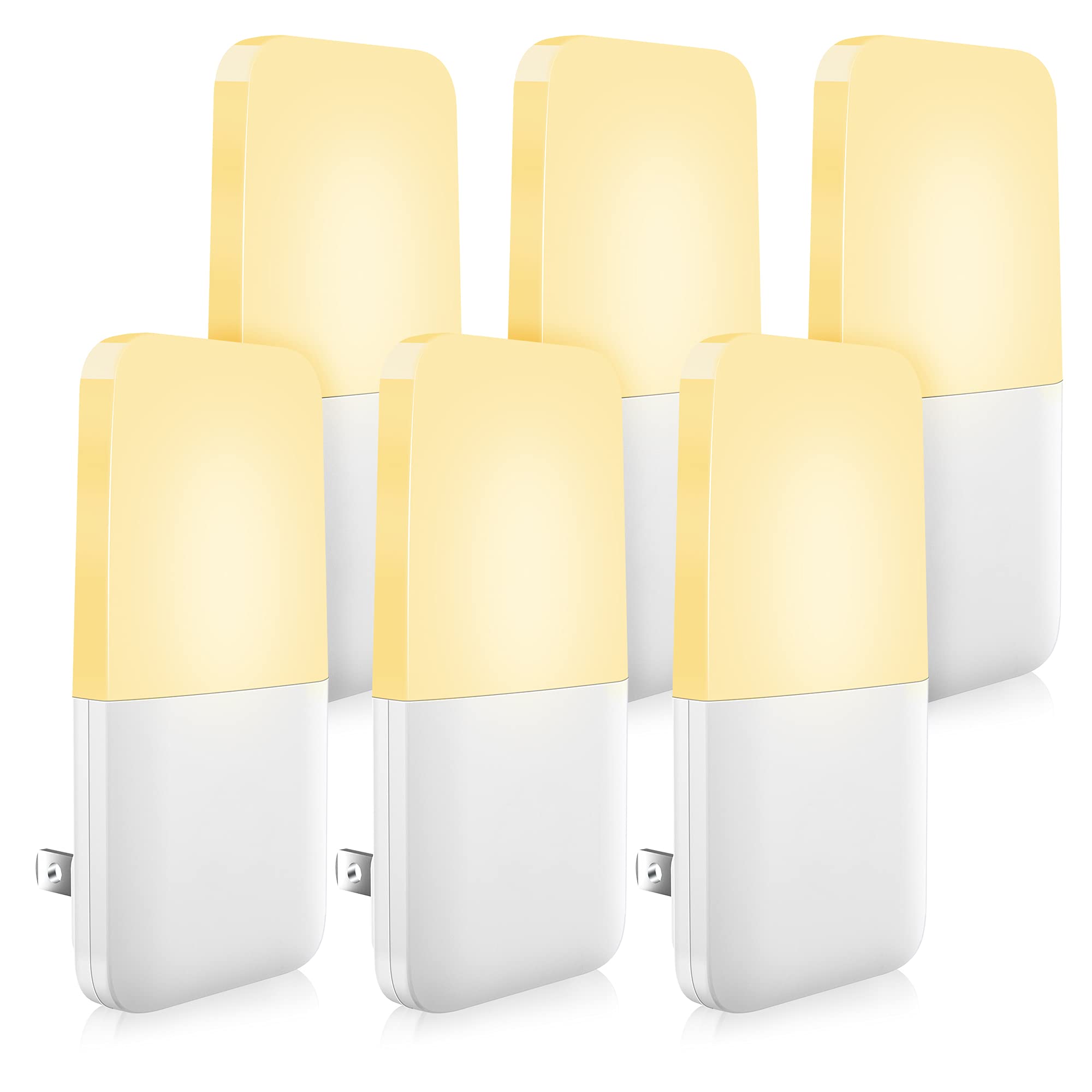 Maz-Tek Plug In Night Light, Warm White Led Nightlights With Smart Dusk To Dawn Sensor For Kids, Nursery, Ideal For Bedroom, Bat