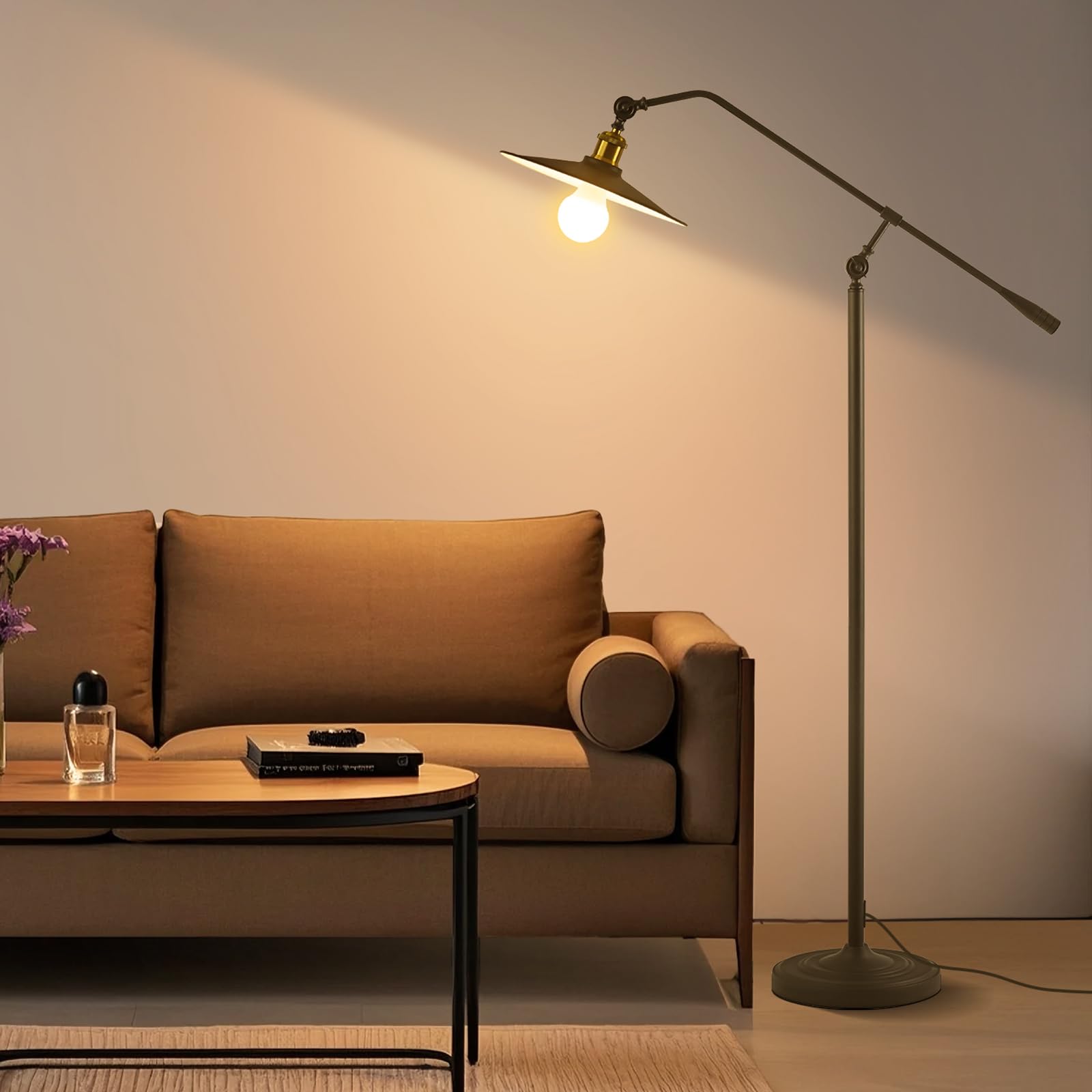 Bright Smart Floor Lamp with Remote Control and Bluetooth Dimming,Living Room Couch Corner Bedroom Office Library Study Reading