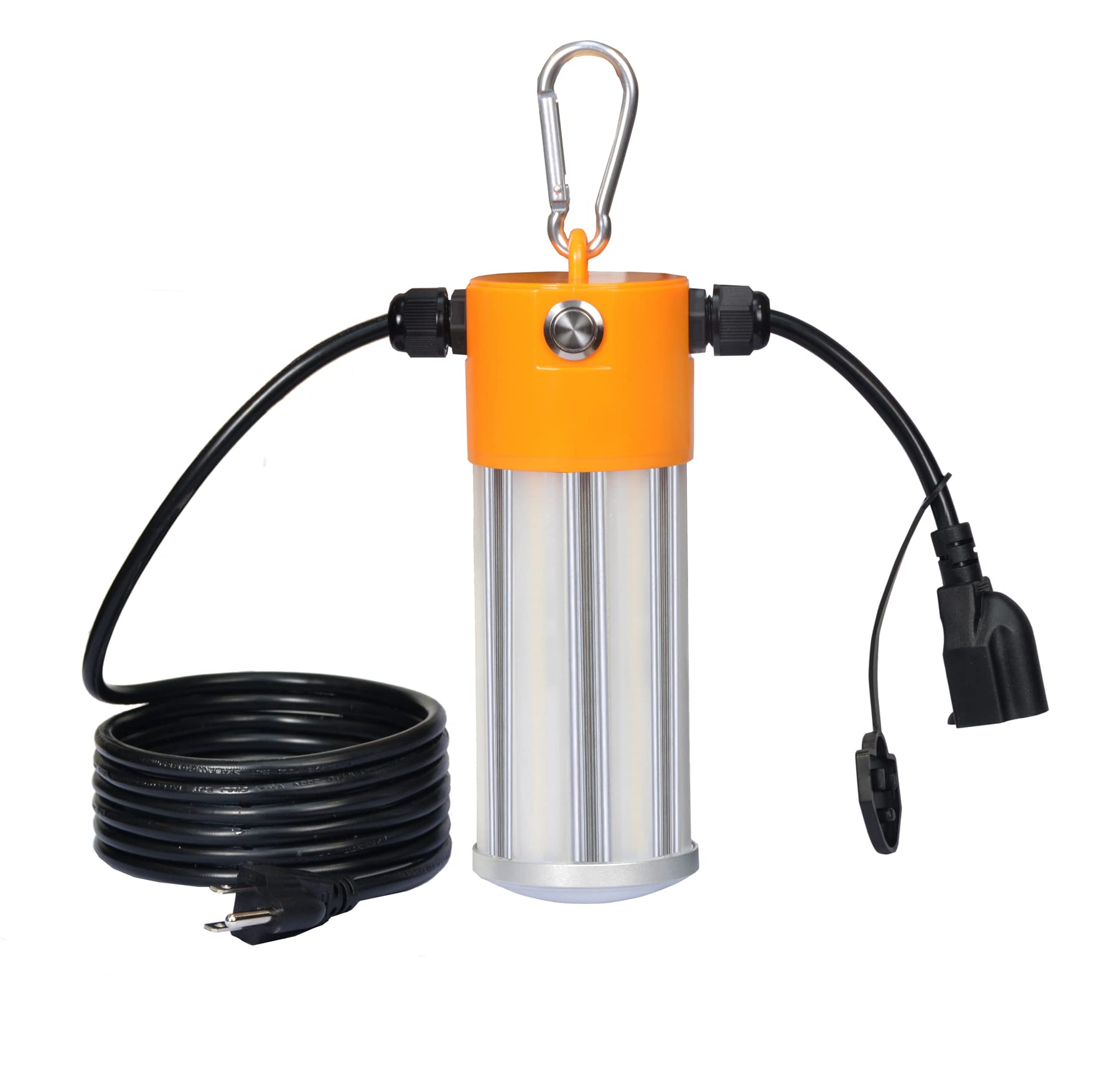 LED Suspended Jobsite Light( 300 watt Equivalent) Linkable Temporary Work Construction String Light,with 3 Prong Plug 10FT 18AWG