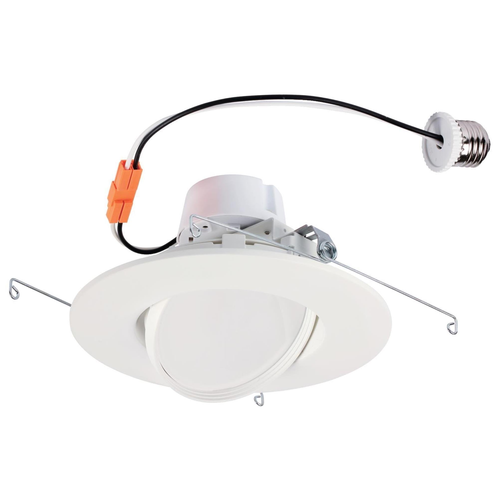 Westinghouse 5085000 LED Downlight 80W Equivalent Dimmable Energy Star 6-Inch 1 Count White Trim