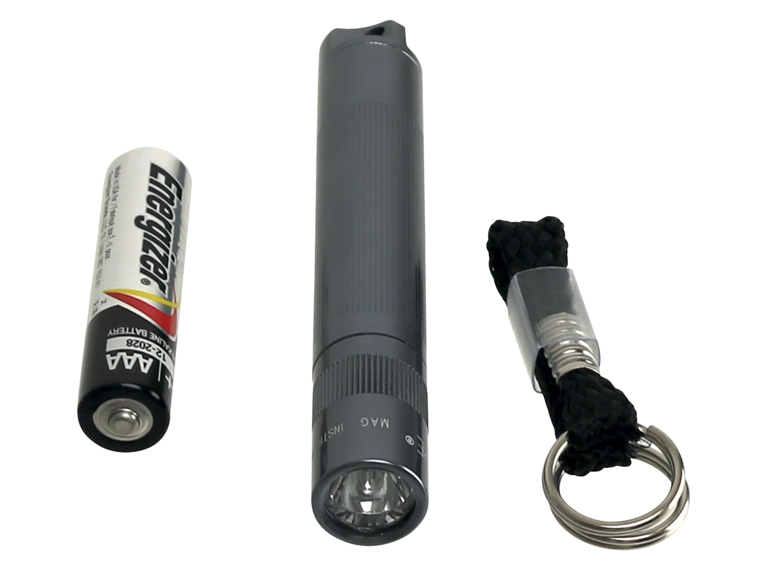 Maglite Solitaire Incandescent 1-Cell Aaa Flashlight In Presentation Box Gray