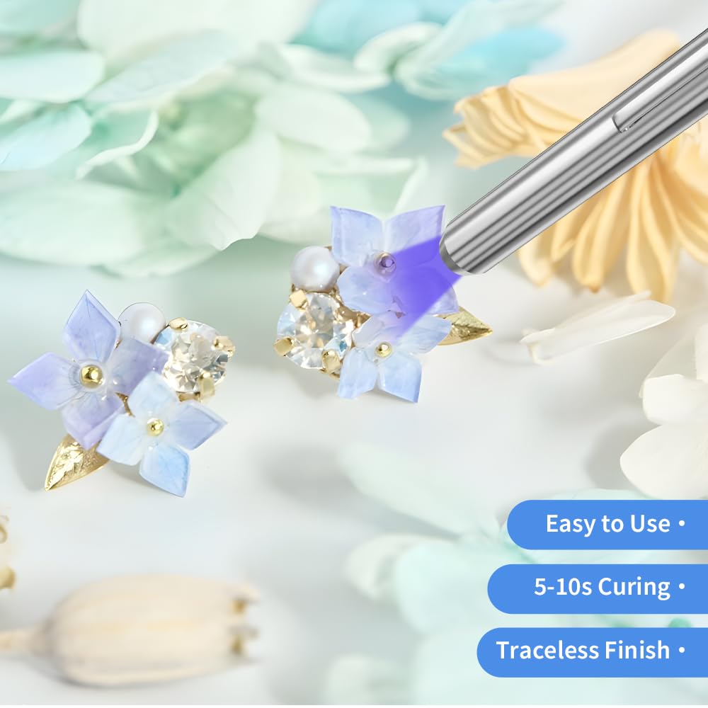 OSBANG UV Resin Kit 30g with UV Flashlight - Transparent Glue for Plastic, Acrylic, Glass Repair
