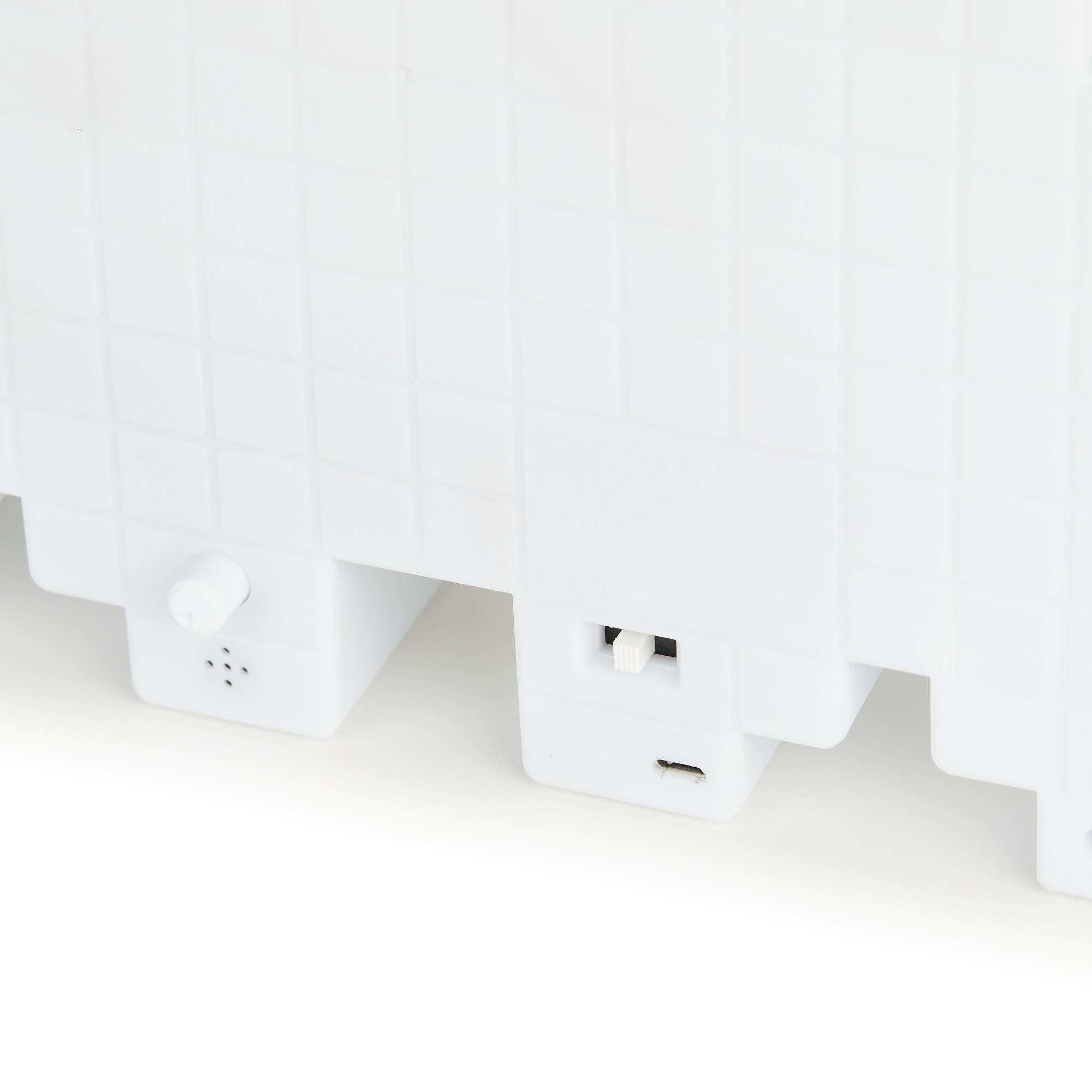 Pacman Ghost Light Table Lamp - 16 Color Options - Changes Colors To Music - Usb Powered