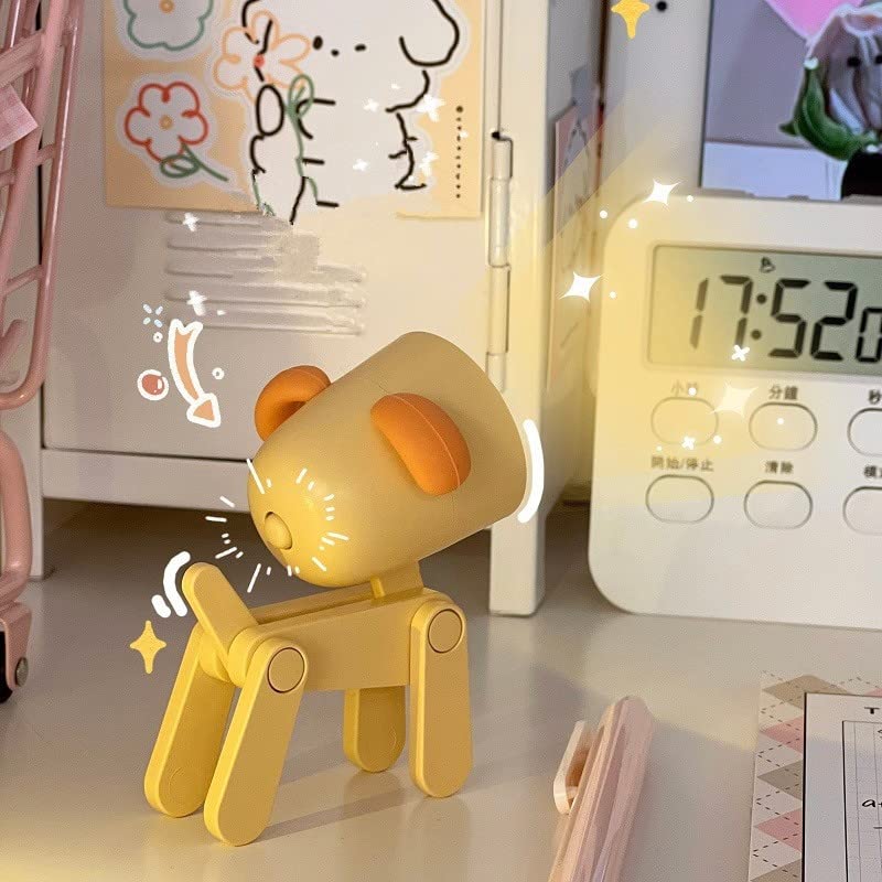 Spassleben Cute Night Light For Kids, Adorable Mini Led Table Desk Lamp, Decorative Lamp Nightstand, Animal Pet Nightlights, Chr