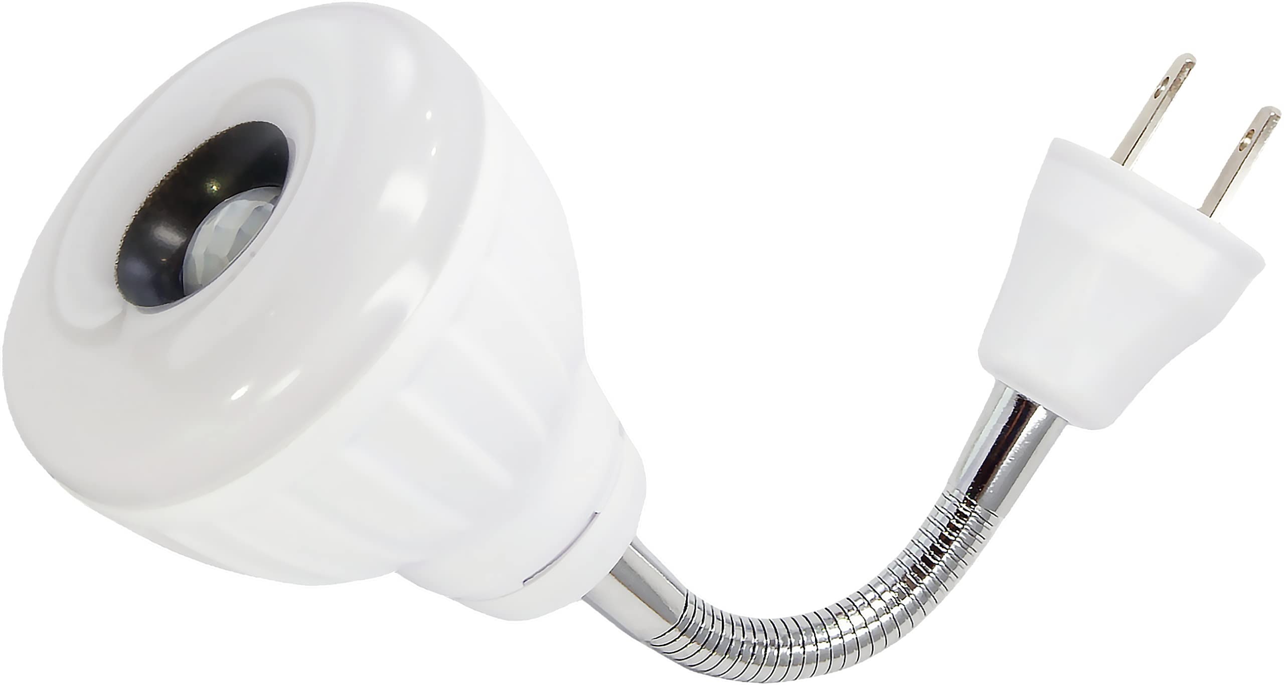 Led Motion-Activated Sensor Dusk To Dawn Pir Night Light Ac Outlet Directional Flexible Rotatable 360 Socket Plug-In Wall Stairs