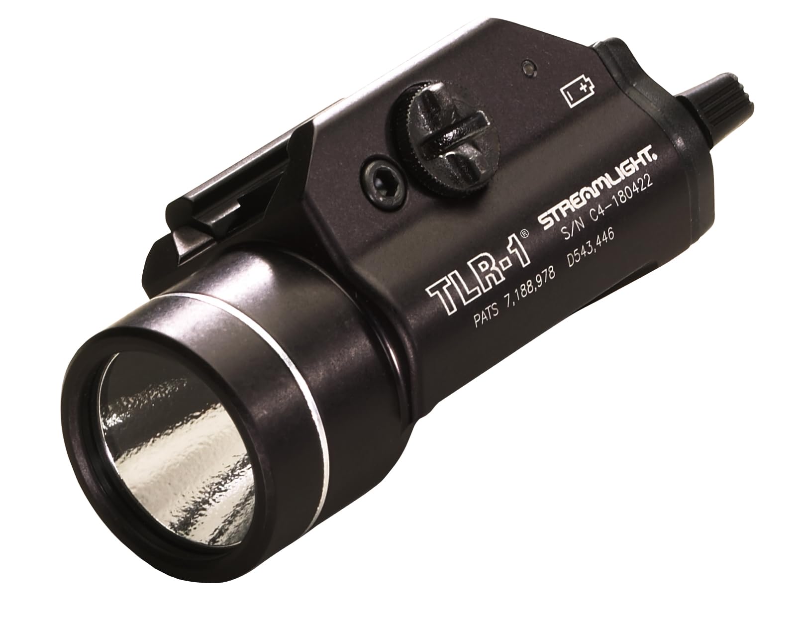 Streamlight 69110 TLR-1 300-Lumen Weapon Mounted Light with Rail Locating Keys for Glock Style  1913 Picatinny  S&W 99/TSW  and Beretta 90two  Black