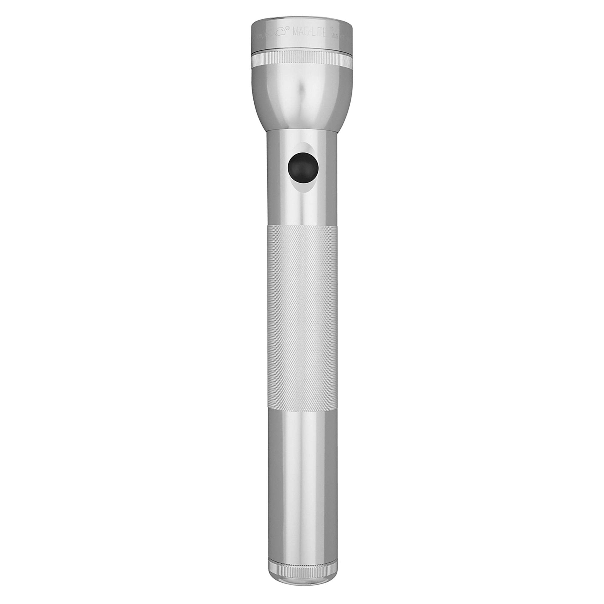 MagLite Heavy-Duty 3-Cell D Flashlight, Silver - Model S3D105, Incandescent, Display Box