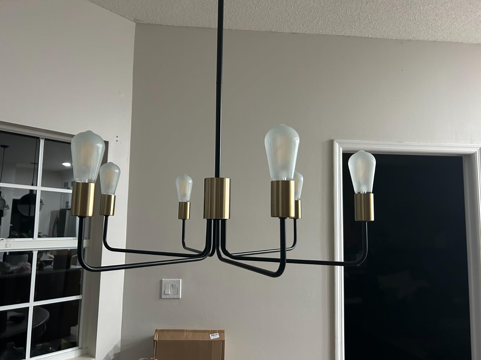 Homosum Dimmable Frosted Edison Bulbs,E26, 6W Equivalent 60W,600Lm, Daylight White 5000K, Ac120V,St58 Antique Led Filament Bulbs