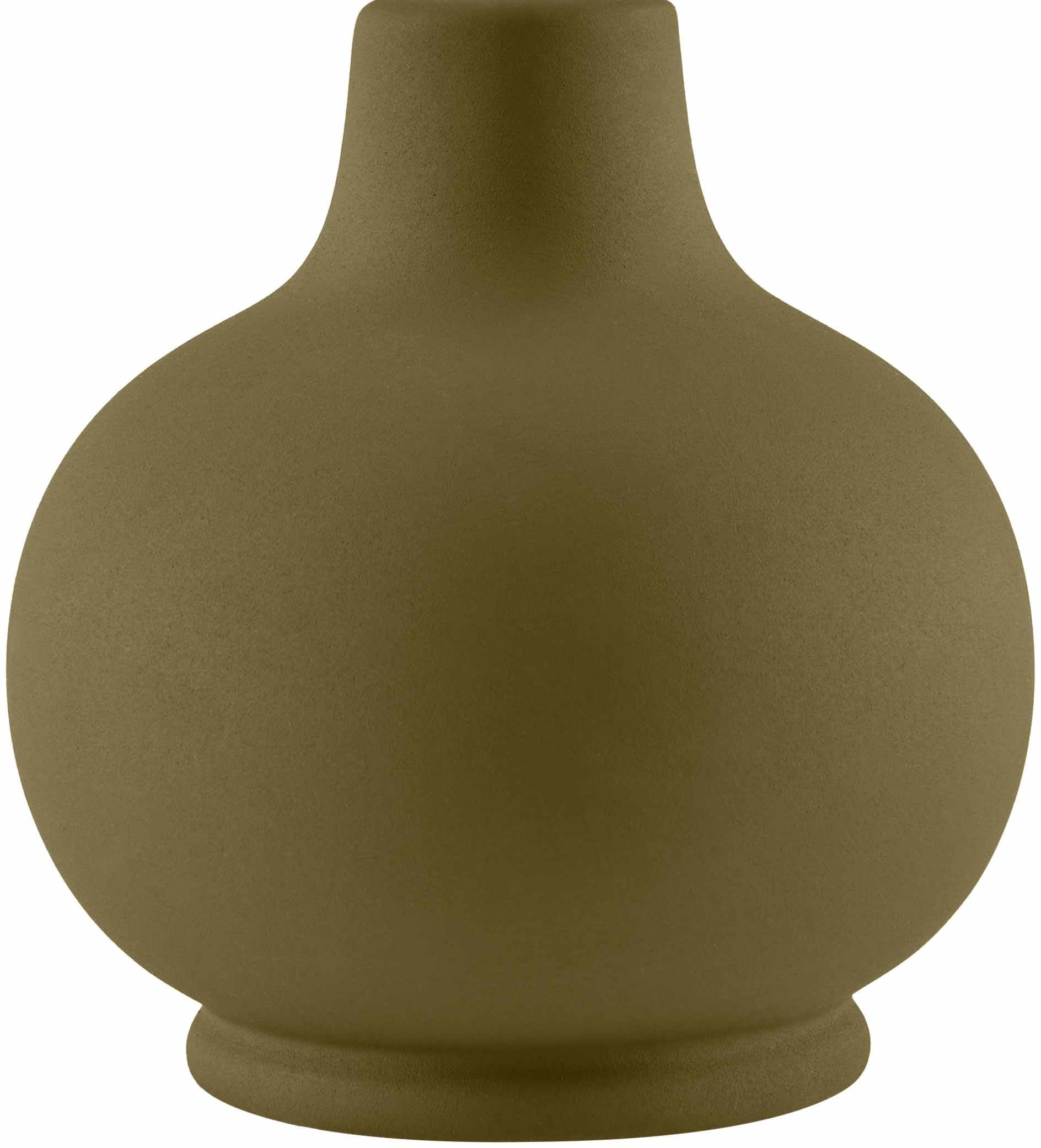 Hauteloom Theisseil Table Lamp, Ceramic, 13inH x 8inW x 8inD, Green/White, Model TXCHME9