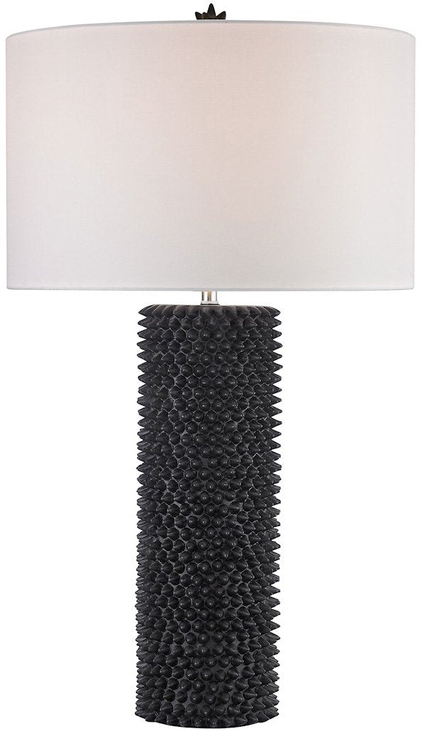 Elk Home Black Ceramic Punk 29.8'' High 1-Light Table Lamp - Modern Home Decor Lighting