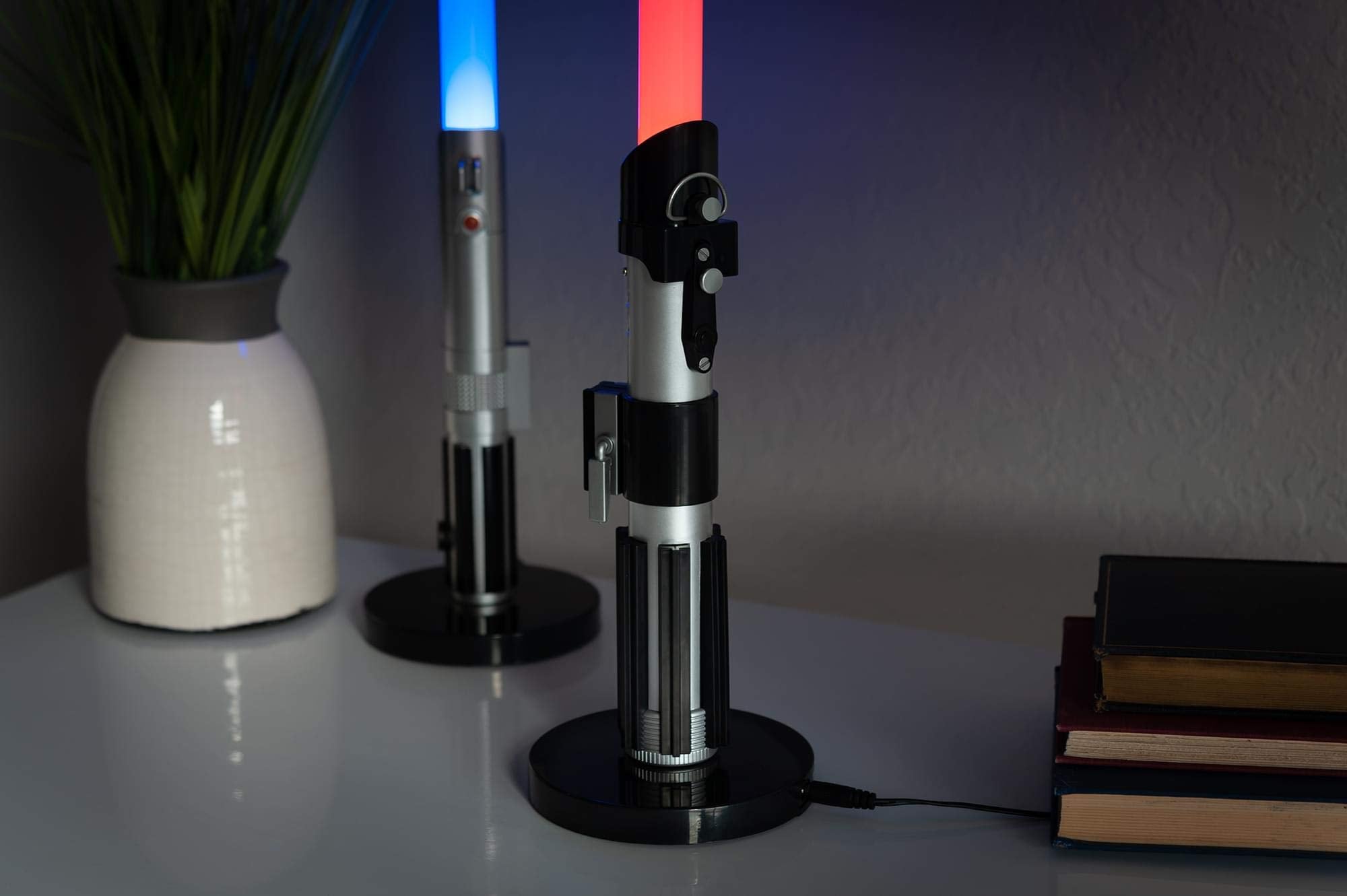 Robe Factory STAR WARS Darth Vader LED Desk Lamp | 24 Inches | Red | Model RBF-14364-C | Night Light