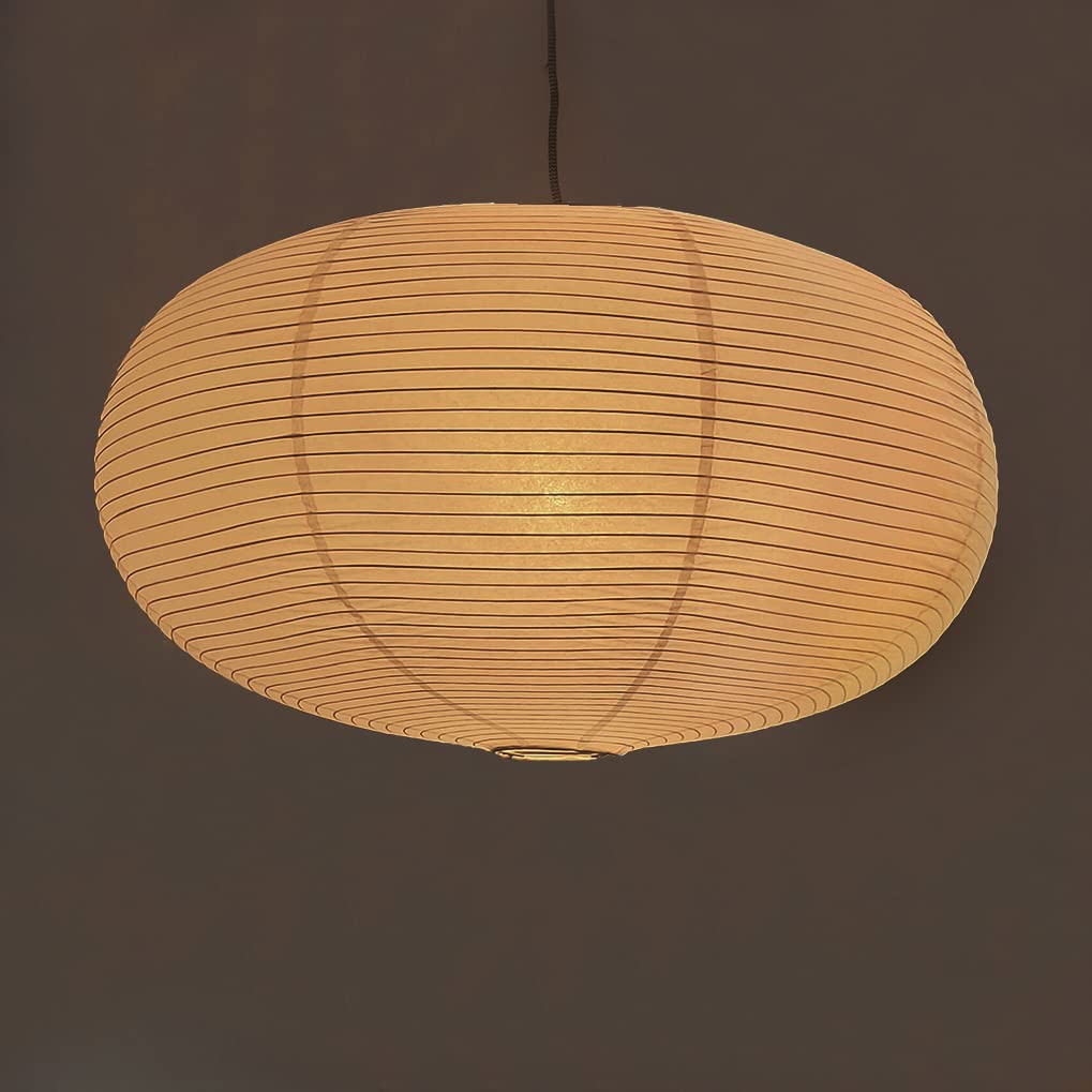Henjjras White Paper Pendant Lamp Shade, 55.5cm, Model HJ-Z1738WH, Chinese Lantern Home Decor