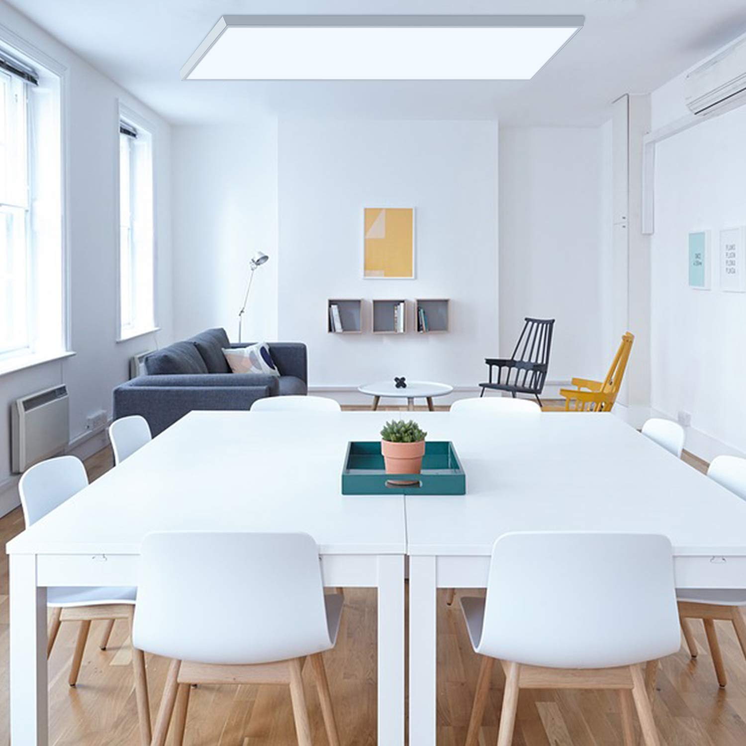 Zevnico 4X2Ft Aluminium Surface Mount Kit For 48&quot;X24&quot; Led Flat Panel Light - 4 Set