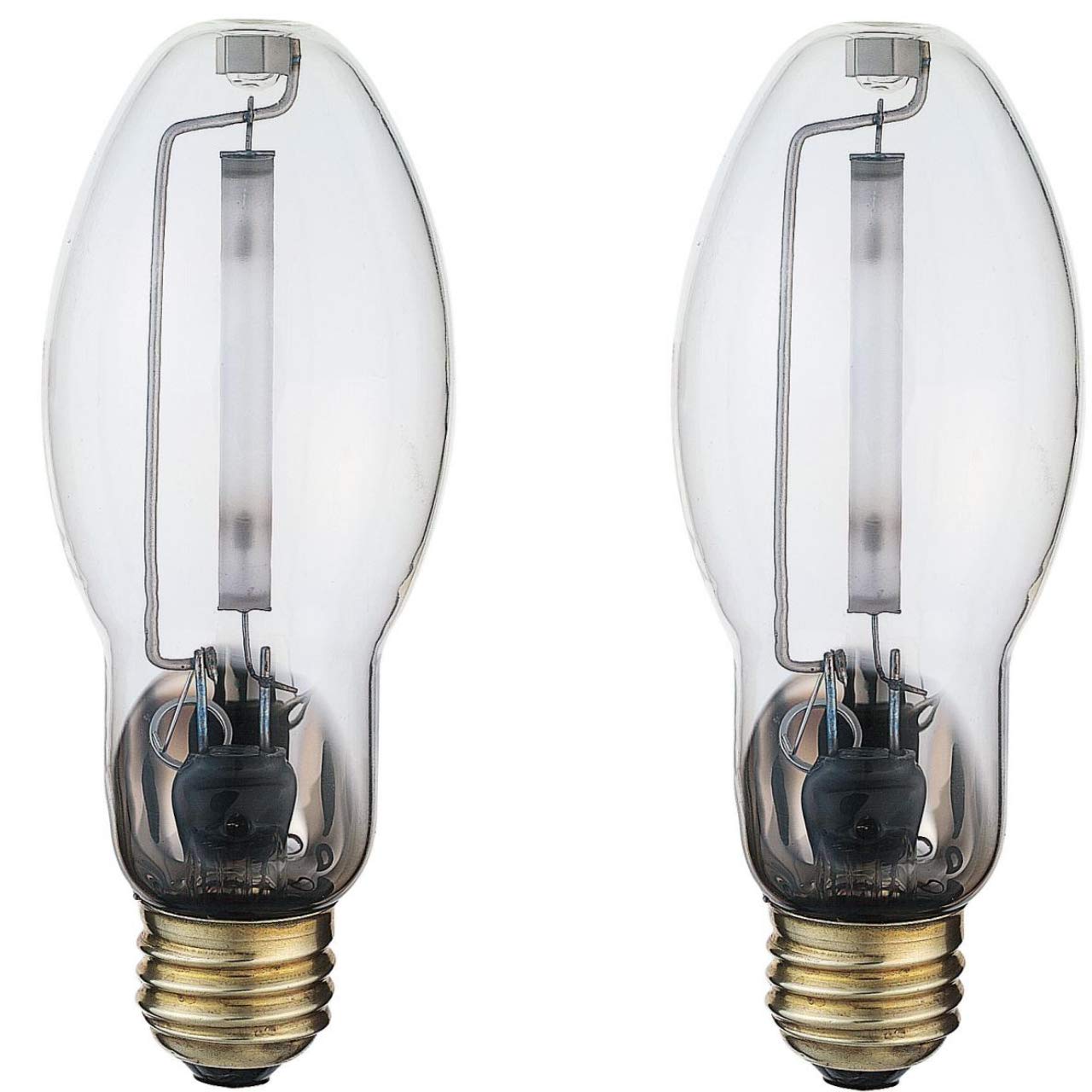 GoodBulb 150W High Pressure Sodium HID Light Bulb | E26 Medium Base | 2000K Warm White | 2 Count Pack | Clear Finish