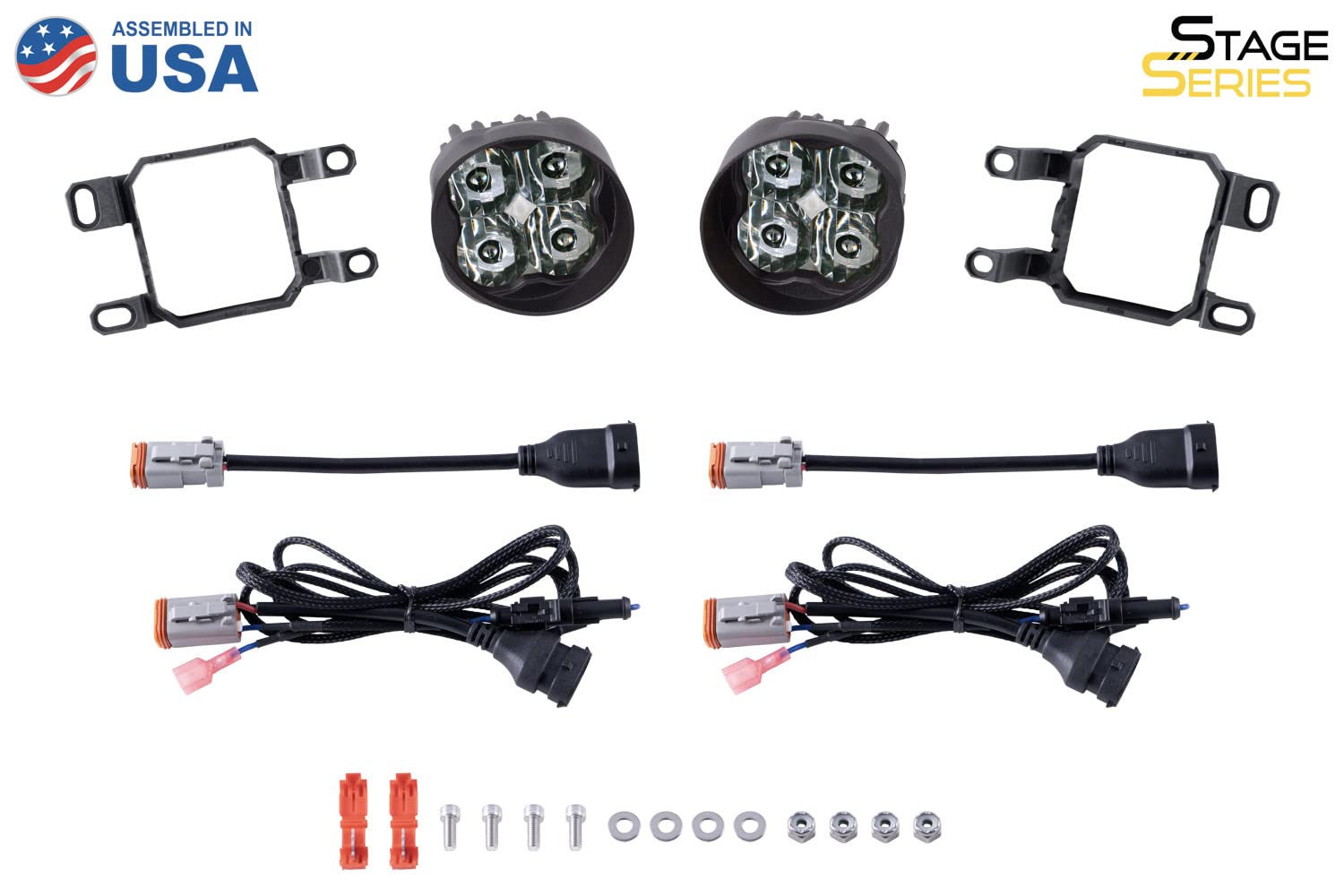 Diode Dynamics Stage Series 3In Sae Dot Fog Light Kit For Lexus Gx 460, Is 250/350, Toyota 4Runner, White Driving Pro