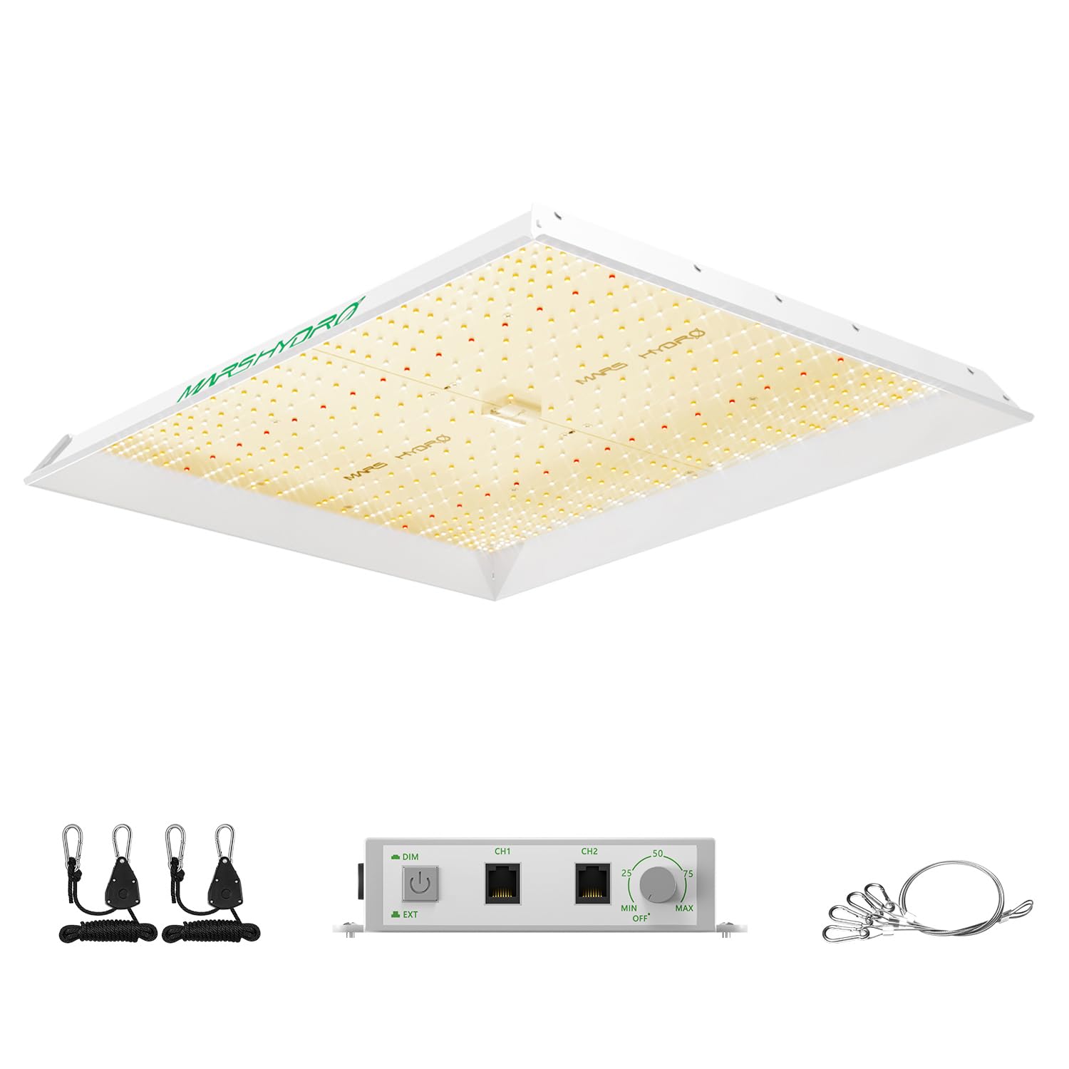 Mars Hydro Tsw2000 Led Grow Light 300 Watt Dimmable Daisy Chain Full Spectrum Growing Lamps For Indoor Plants Seeding Veg Bloom Light For 3X3/4X4Ft Coverage