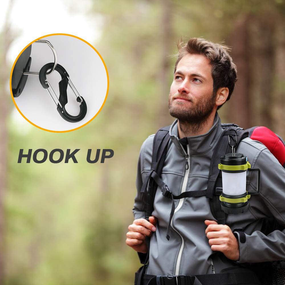 Camping Lantern Rechargeable , Alpswolf Camping Flashlight 4000 Capacity Power Bank,6 Modes, Ipx4 Waterproof, Led Lantern Camping, Hiking, Outdoor Recreations, Usb Charging Cable Included