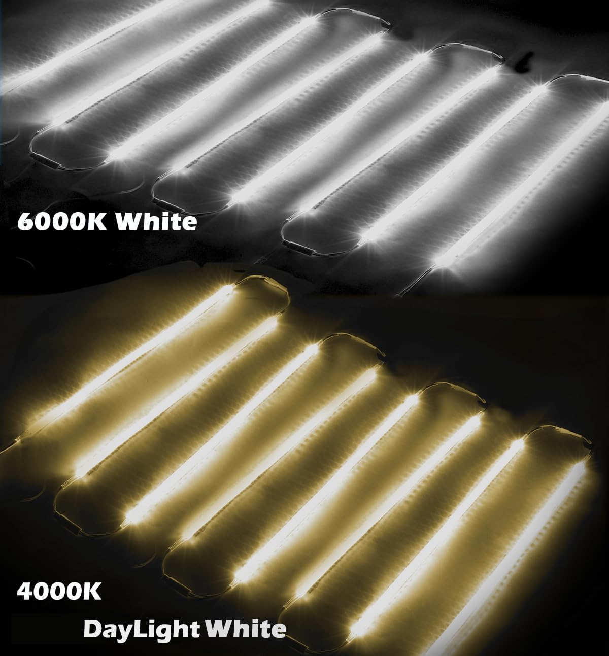 Cefrank LED Under Shelf Lighting Kit, 8 Linkable 12-Inch Light Strips, 20W 2000lm, Cool White, Model XXDT120-8pcs