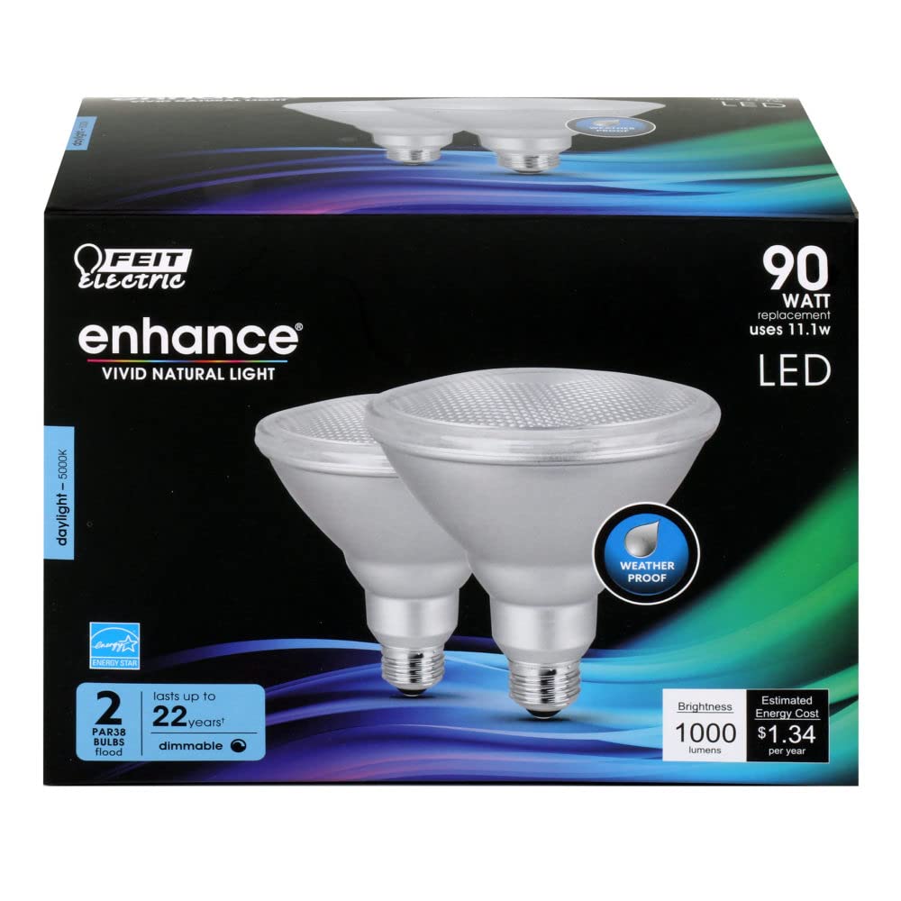 Feit Electric PAR38 LED Light Bulb 90W Model PAR38DM/950CA/2 Product Specific