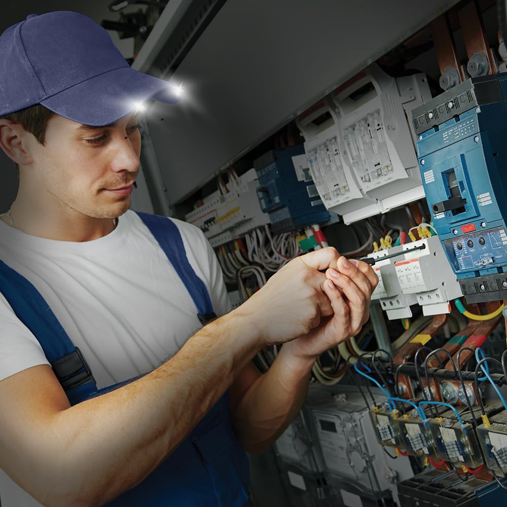 Panther Vision POWERCAP 20/00 LED Lighted Hats - High Output Ultra-Bright Hands Free LED Lighted Battery Powered Cap - Realtree