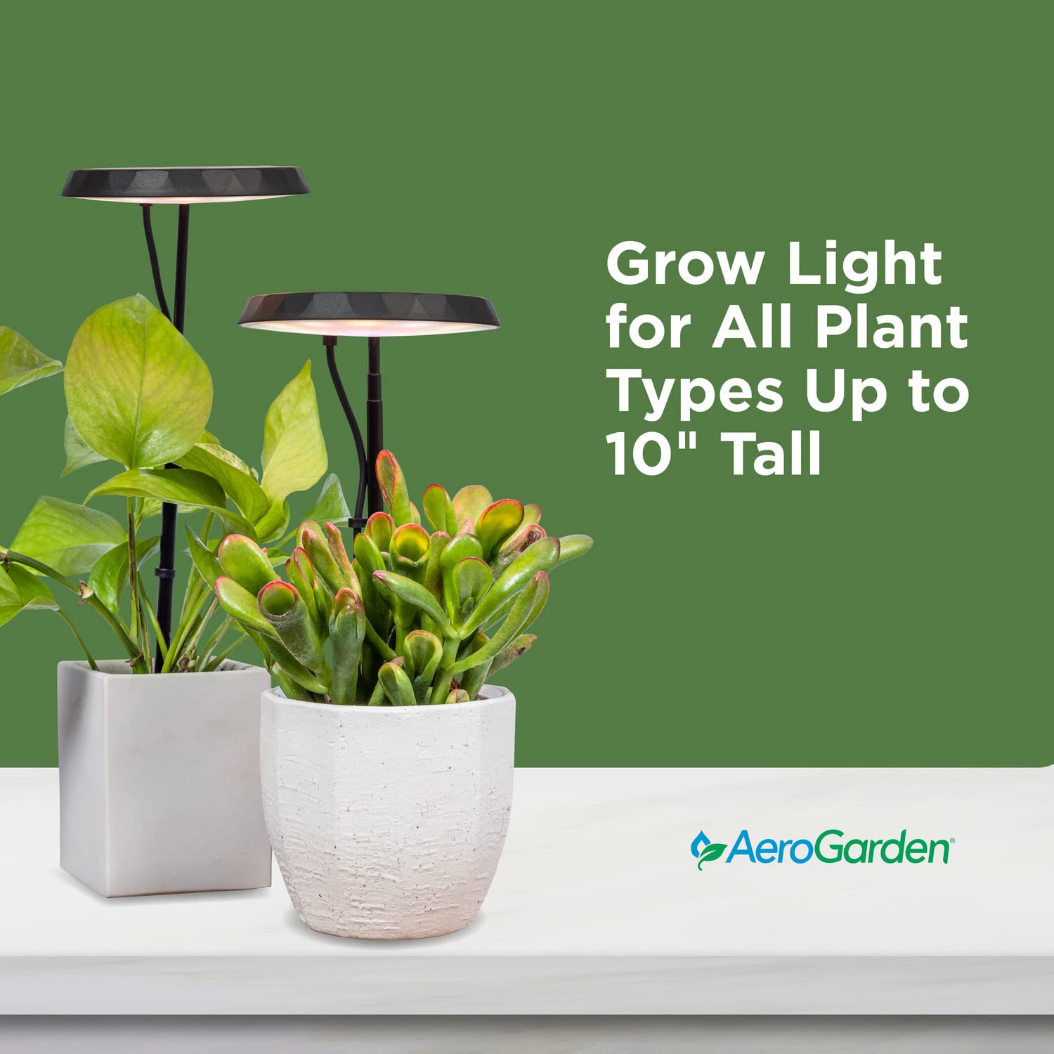 AeroGarden Indoor Grow Light - Adjustable Modes, Model 980200-0100, Black