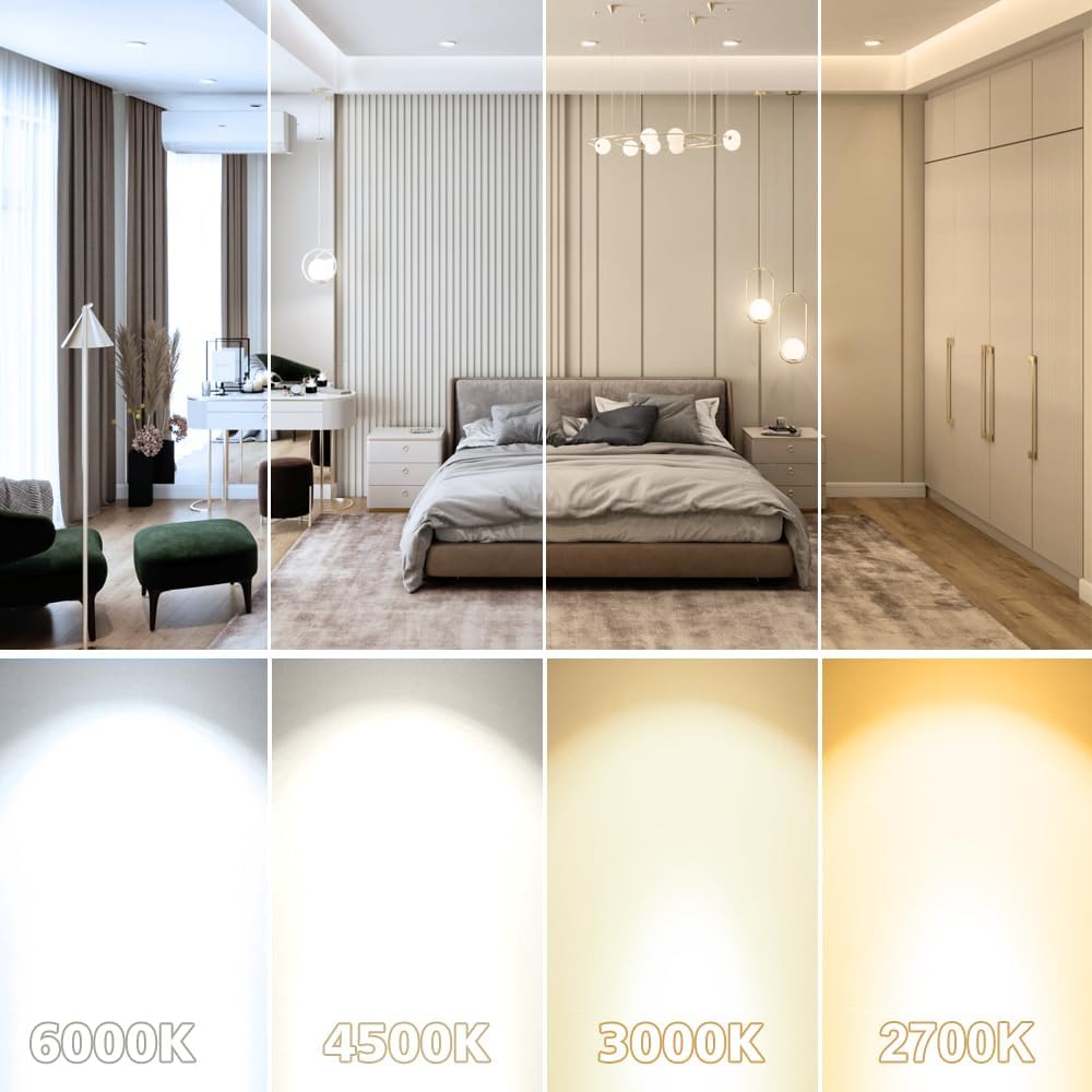 LightingWill 2 Inch LED Downlight Recessed Lighting Dimmable 3W 2700K Ultra Warm White 20 Pack Model LS8-TD-WMTD-3W-UWW