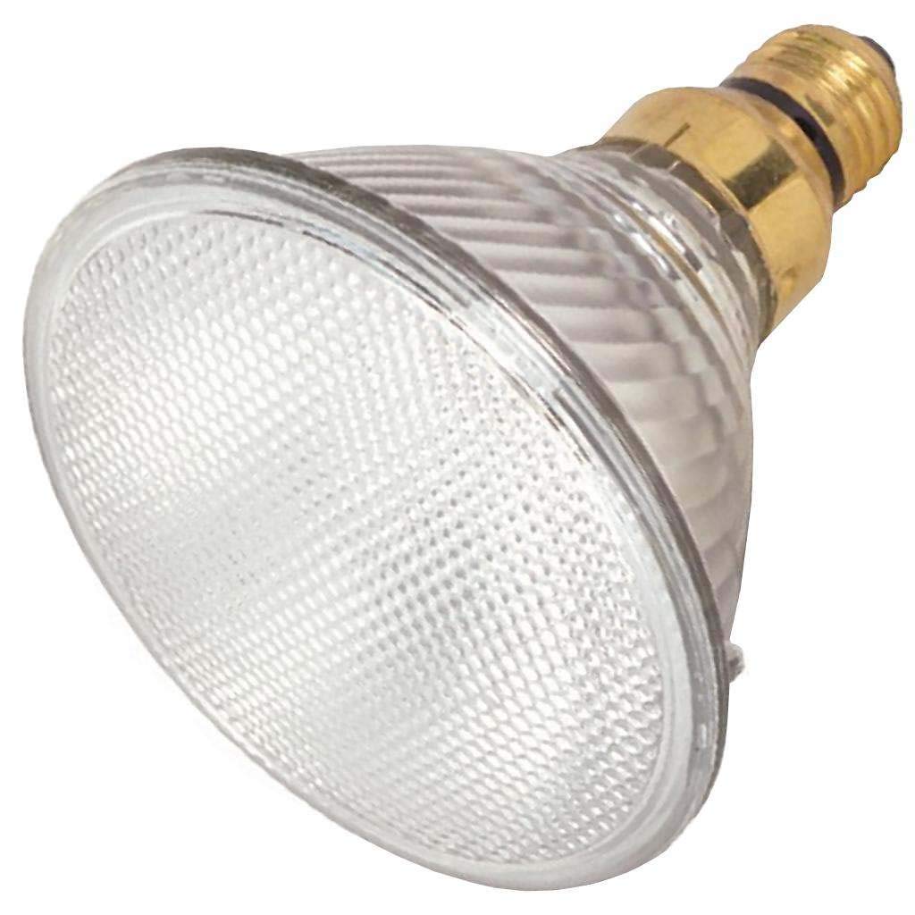 Satco S2246 39 Watt (45 Watt) 530 Lumens PAR38 Halogen Flood 30 Degrees Clear Light Bulb, Dimmable