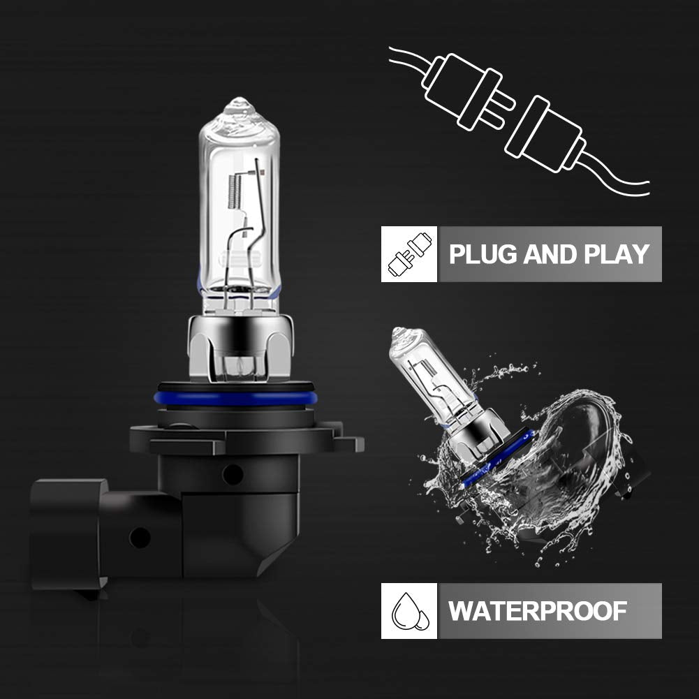 WinPower 9005 Halogen Headlight Bulbs 12V 60W Pack of 2 4300K WP-9005 W