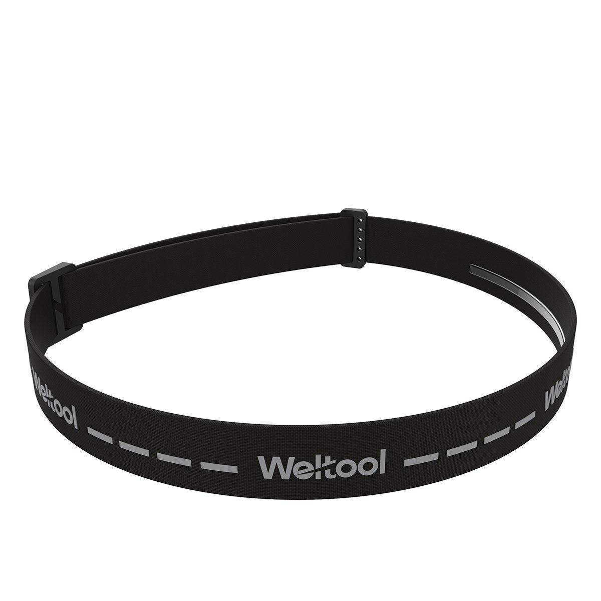 Weltool Elastic Headlamp Strap Replacement, 1” Width, Black, Comfortable Chinlon Band for Black Diamond, Petzl, Energizer, Pelican, Fenix