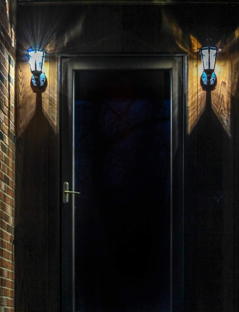 MAXSA Innovations 447192PK LED Wall Sconce, 2-Pack (Black)