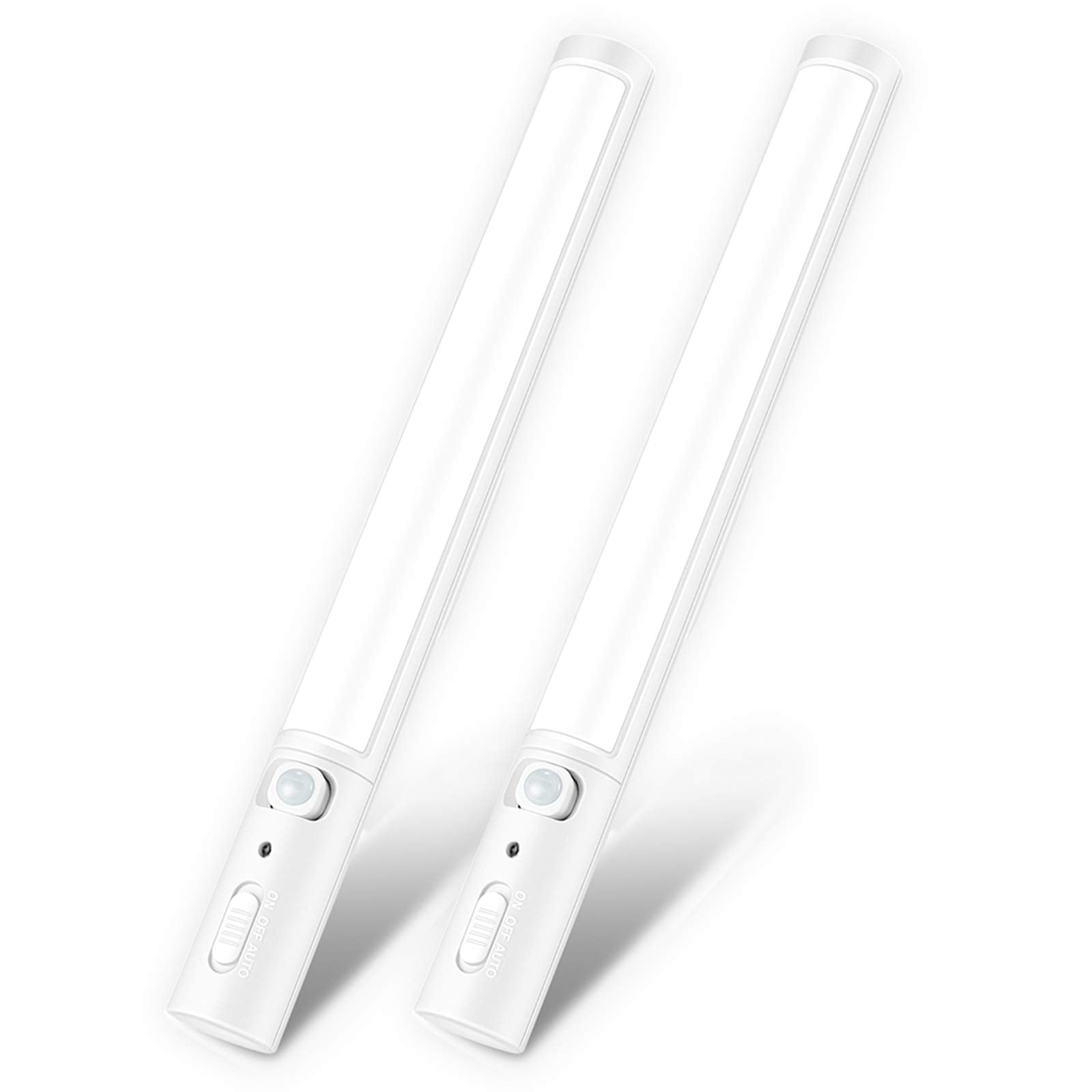 Calionltd Wireless Led Under Cabinet Lighting, Motion Sensor Night Light Bar - 2 Pack, 6000K