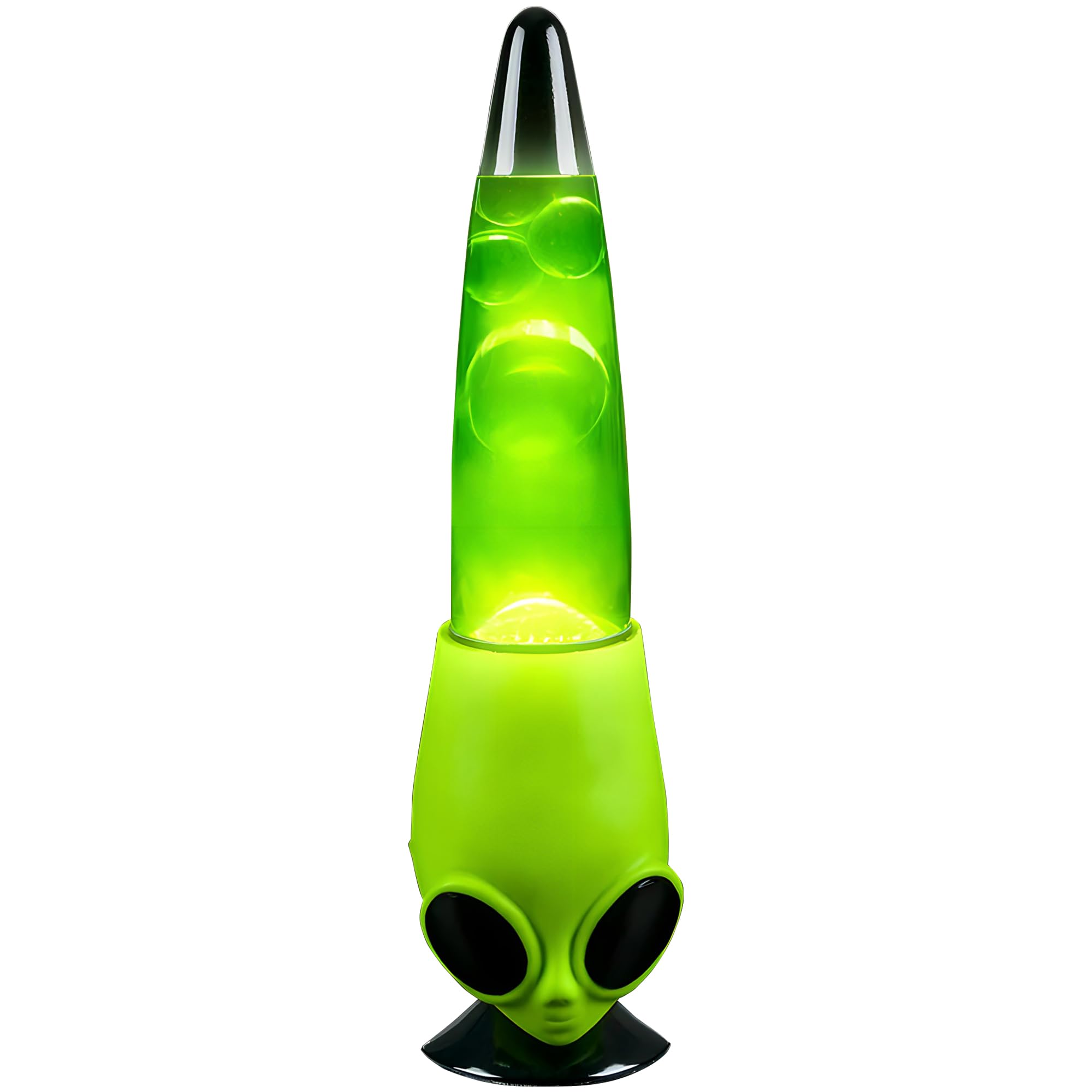 Rhode Island Novelty 13 Inch Alien Head Wax Motion Lamp - Original Color, Model EL-ALIHE, Unique Home Decor Lighting