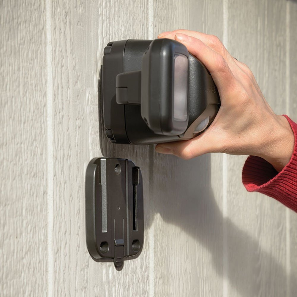 Beams Mb3000 High Performance 500 Lumen Wireless Battery Powered Motion Sensing Led Dual Head Security Spotlight, Brown, 2-Pack