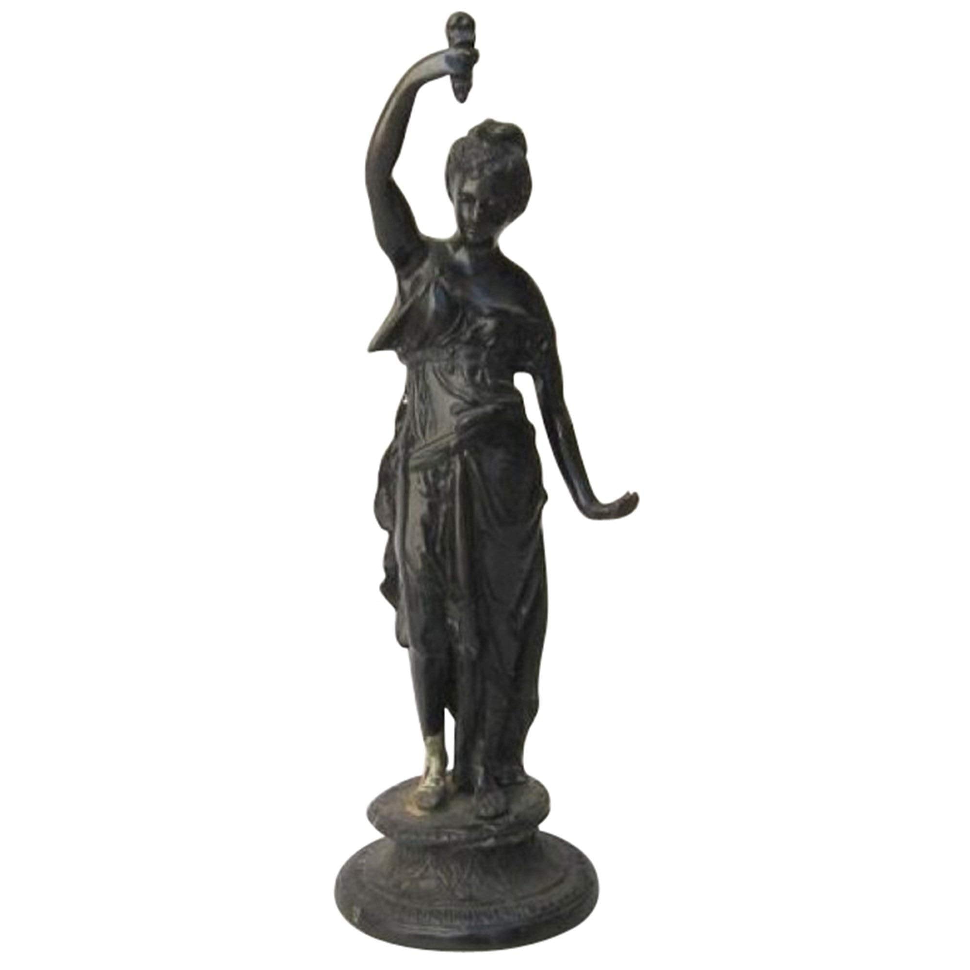 Ectoria Metal Lady W/Lamp - Stylish Home Lighting For Elegant Spaces