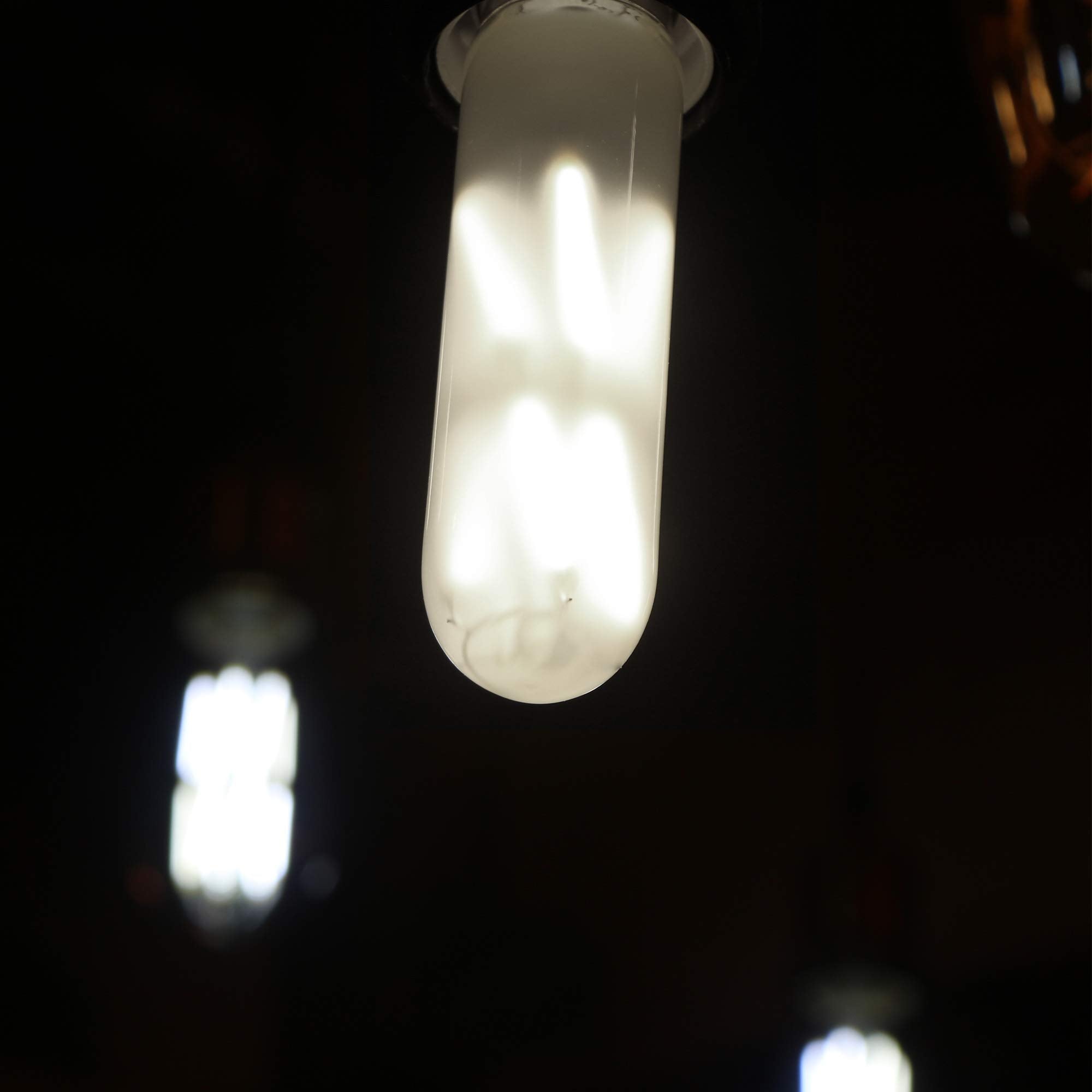 Leools Dimmable Edison Bulb 8W 4000K Daylight 800LM Glass 6 Pack