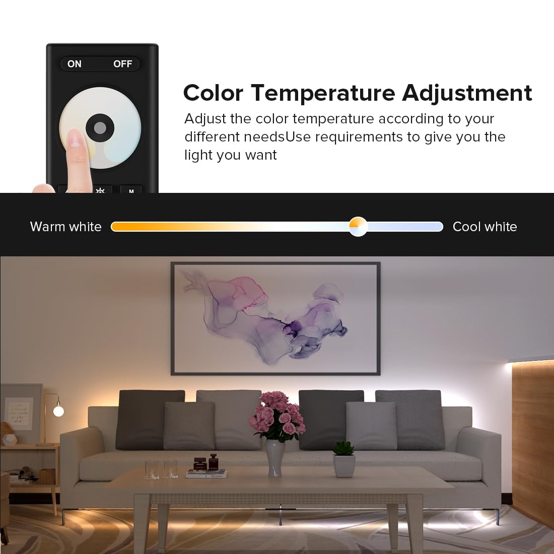 Btf-Lighting Rf 2.4Ghz Wireless Remote Rc02Rfb &2Pcs C02Rf Tuya Controller Kit 4 Zone Group Control Pwm Cct(+ Cw Ww) 3Pin 5050Sm