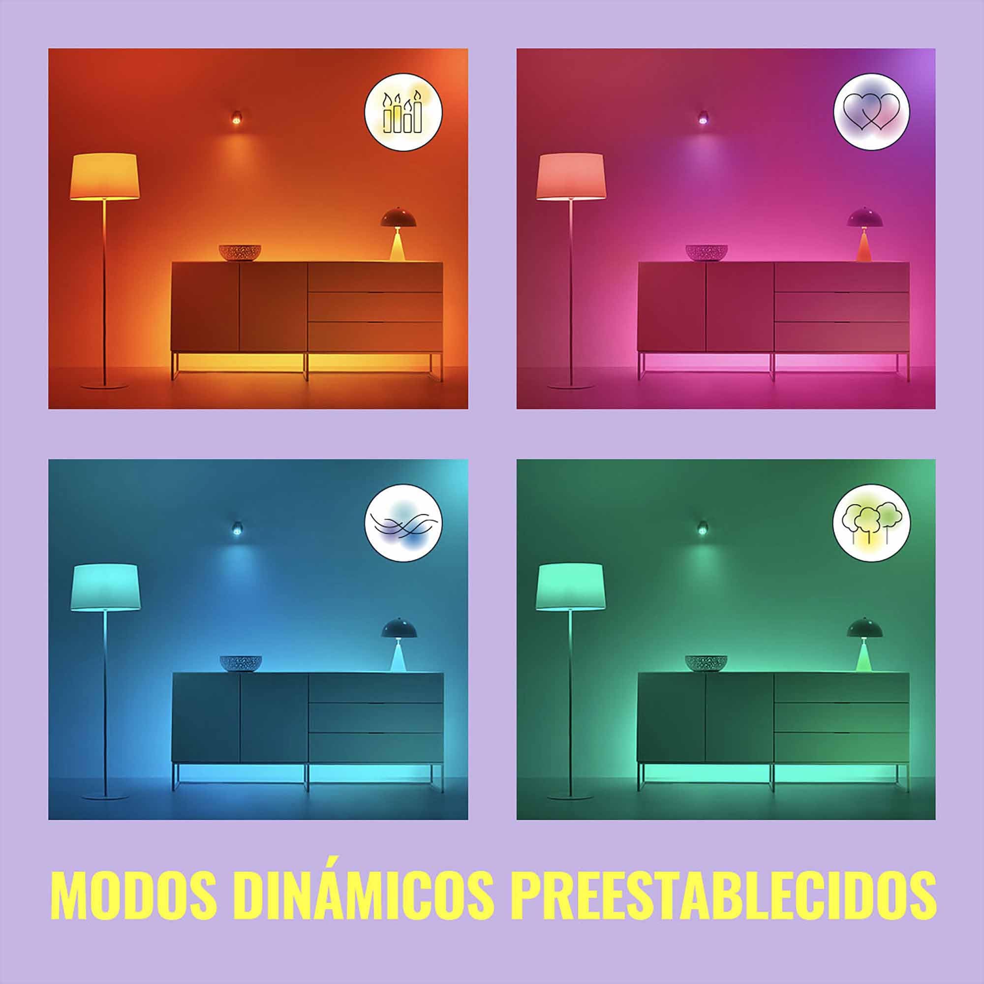 Wiz 3Ft Rgb Wi-Fi Led Smart Color Changing Light Strip Extension - Connects To Your Existing 2.4Ghz Wi-Fi - Control With Wiz Con