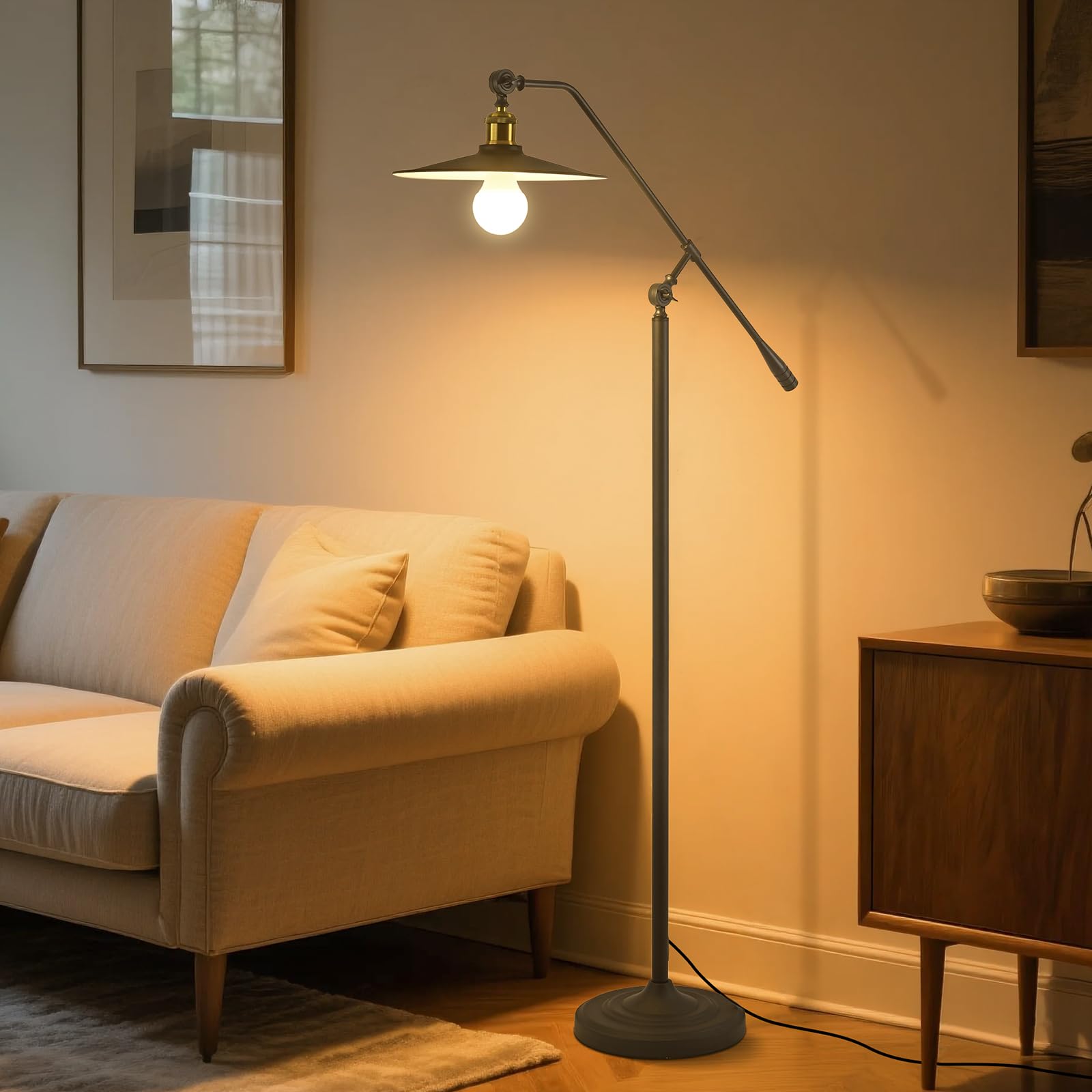 Bright Smart Floor Lamp with Remote Control and Bluetooth Dimming,Living Room Couch Corner Bedroom Office Library Study Reading
