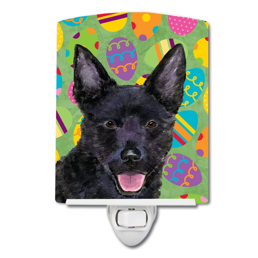 Carolines Treasures Ceramic Night Light, Australian Kelpie Design, UL-Certified, 6x4x3 inches, Multicolor, Model SS4843CNL