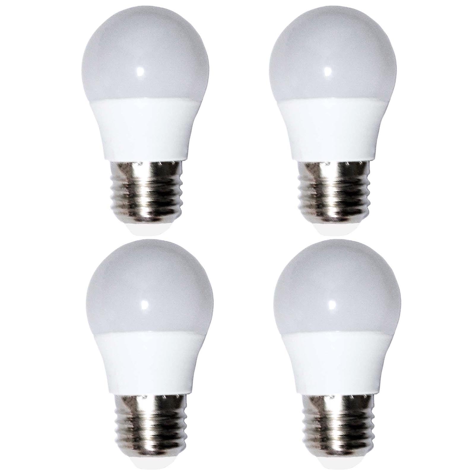 LIENNGKE AC DC 12V E26 LED Light Bulb 4W 40W Halogen Equivalent Warm White 3000k 400lm RV Outdoor Lamp Pack of 4
