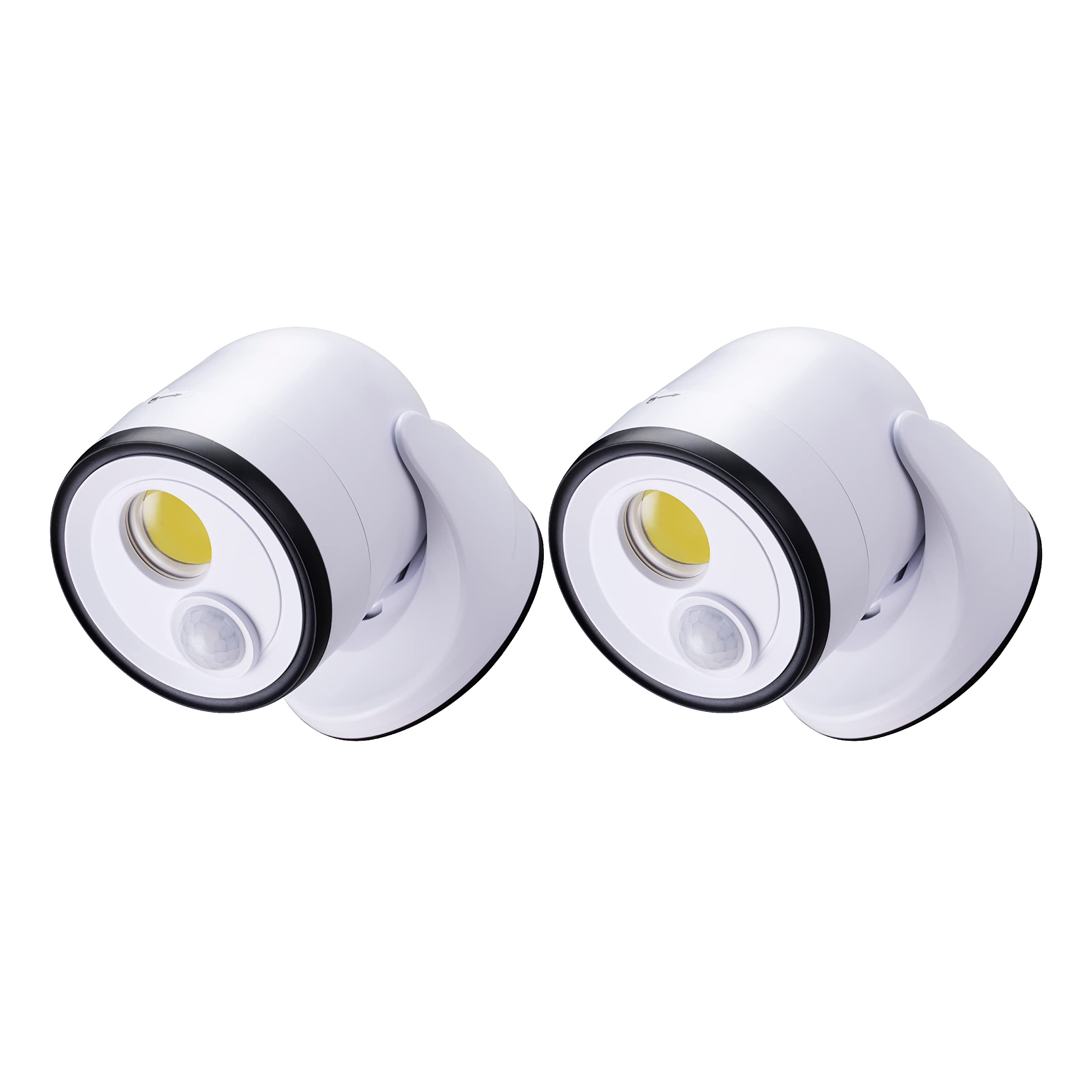 LIGHT IT! LED Floodlight 33002-108, White, 2-Pack, Acrylonitrile Butadiene Styrene Material