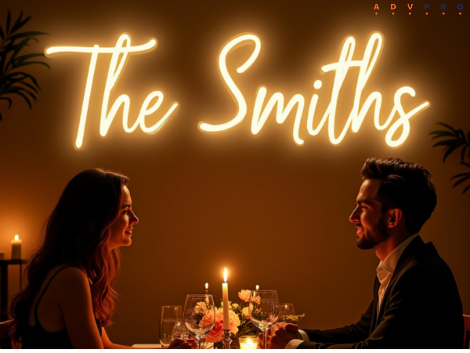 ADVPRO Custom LED Neon Signs, Customizable for Wall Decor, Wedding, Birthday Party, Personalized Large Led Neon Light Sign with